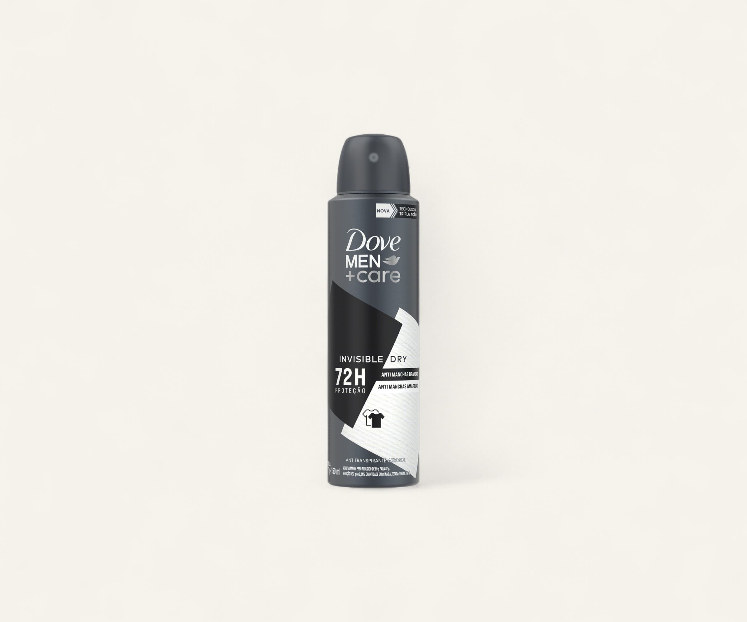 Desodorante antitranspirante em aerossol Dove Men+Care invisible dry 150ml