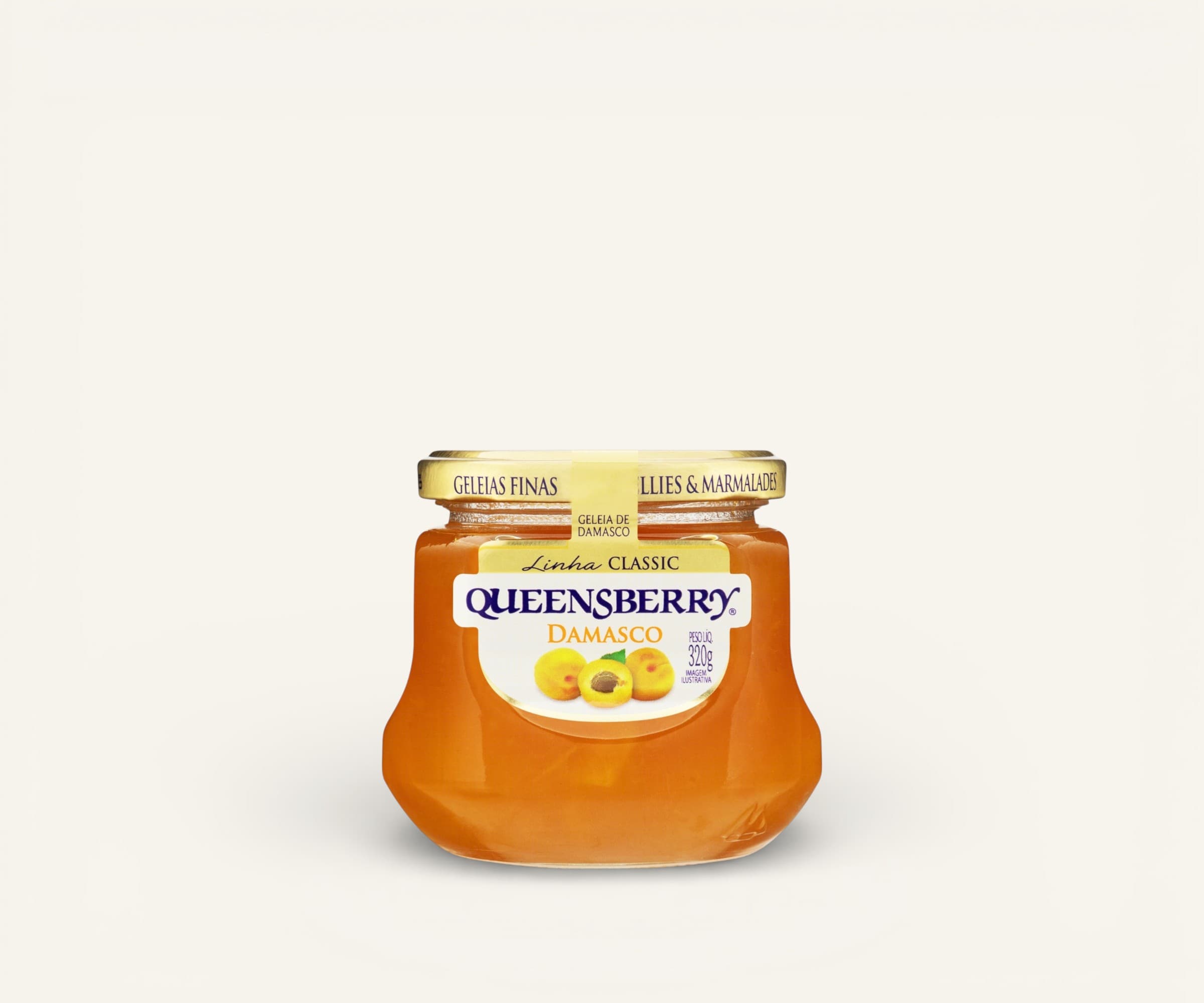 Geleia de damasco Linha Classic Queensberry 320g