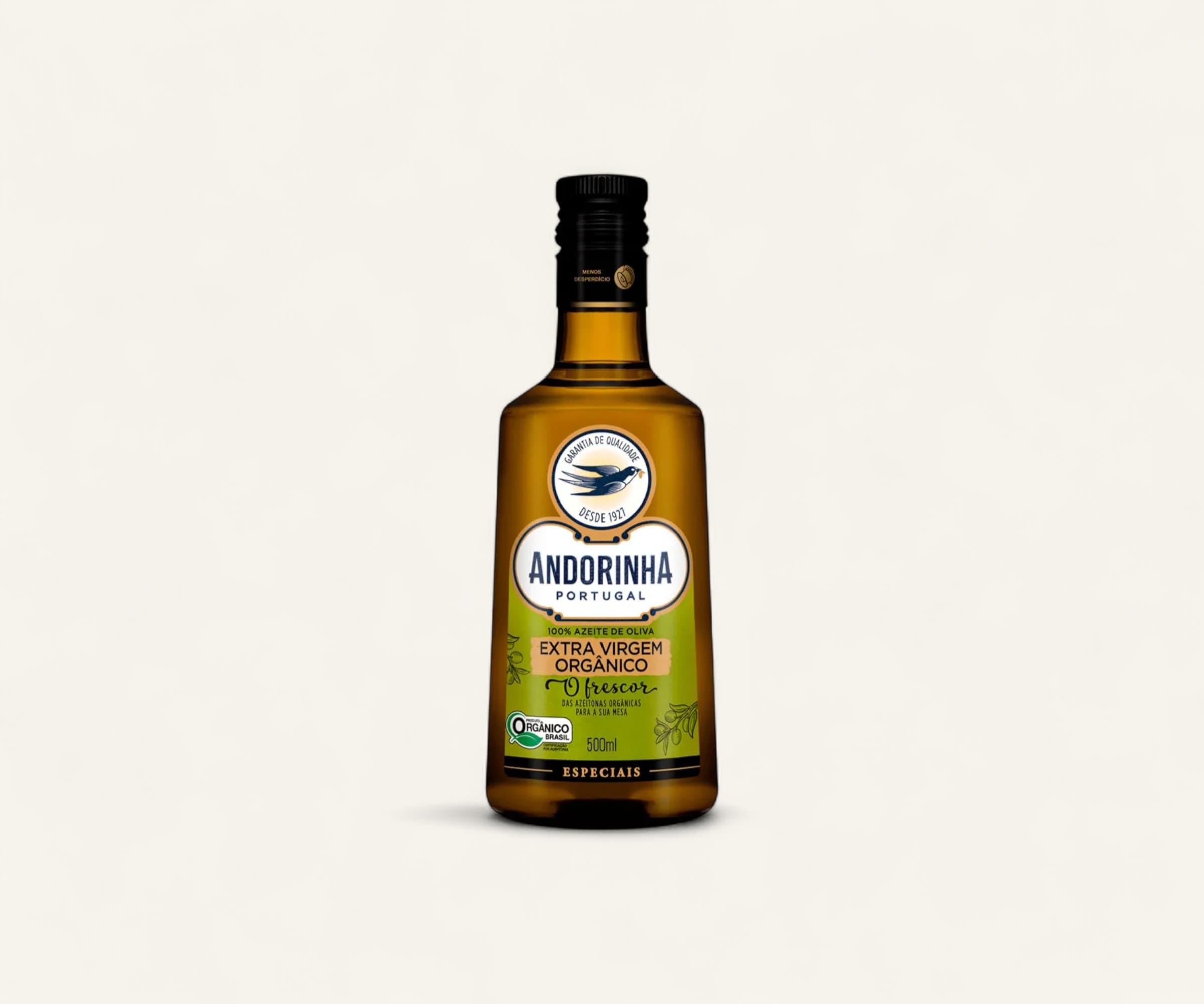 Azeite de oliva extra virgem orgânico Andorinha 500ml