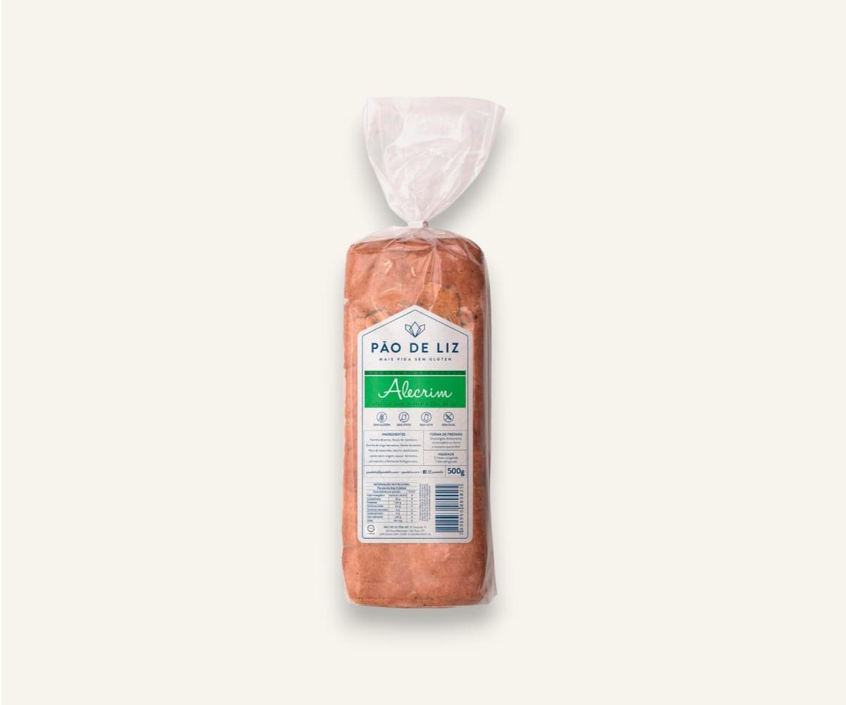 Pão sem glúten com alecrim 500g