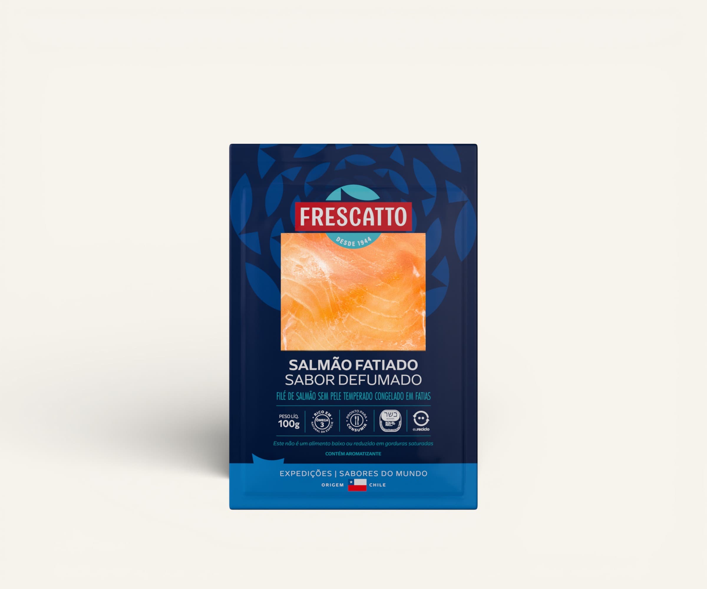 Filé de salmão sabor defumado Frescatto 100g