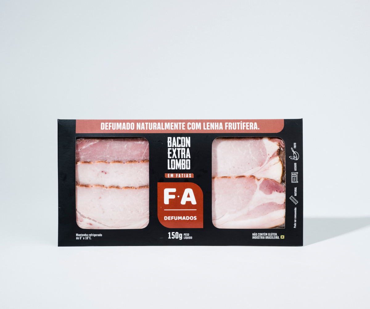Bacon extra lombo fatiado 150g
