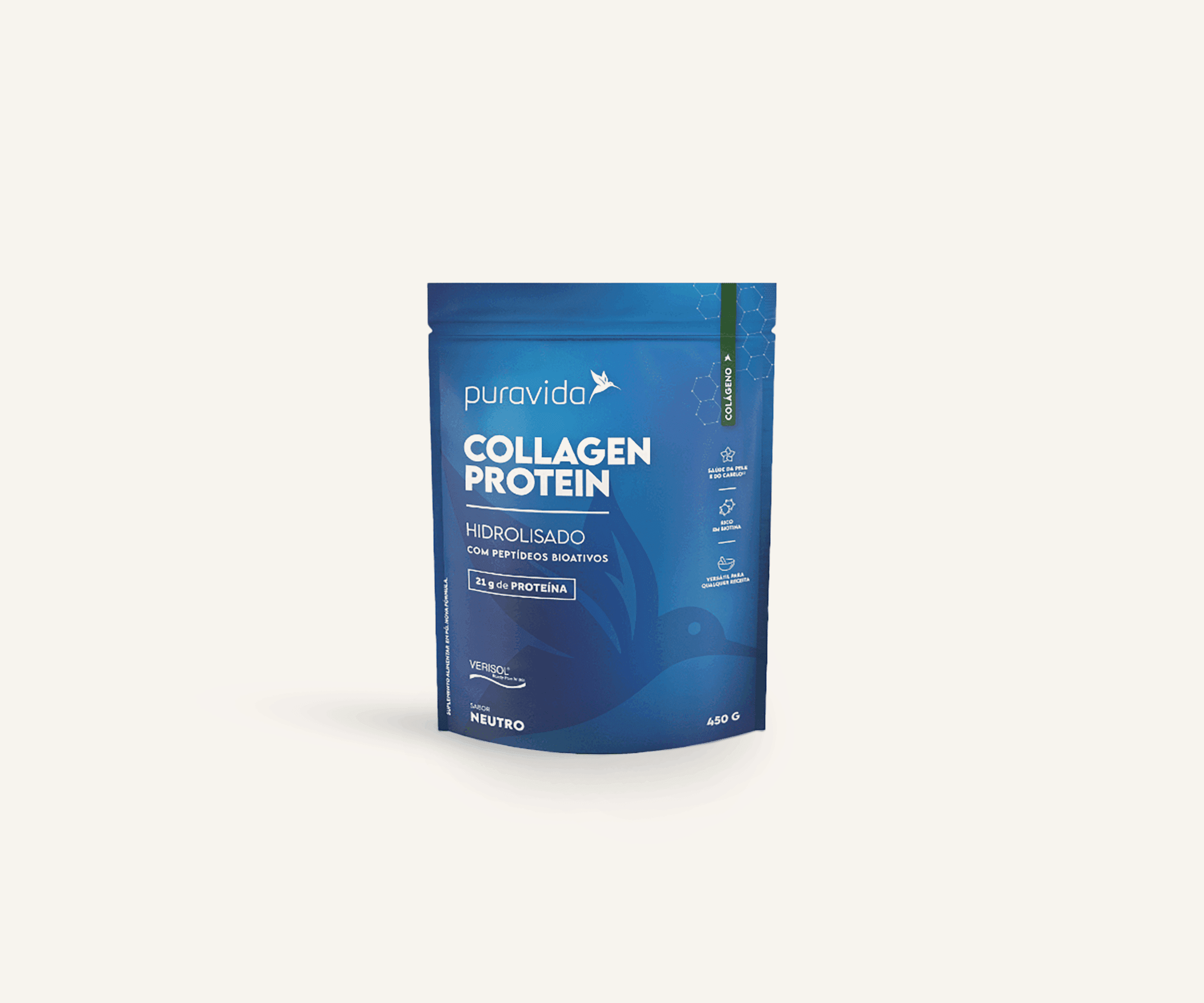 Proteína do colágeno sabor neutro 450g