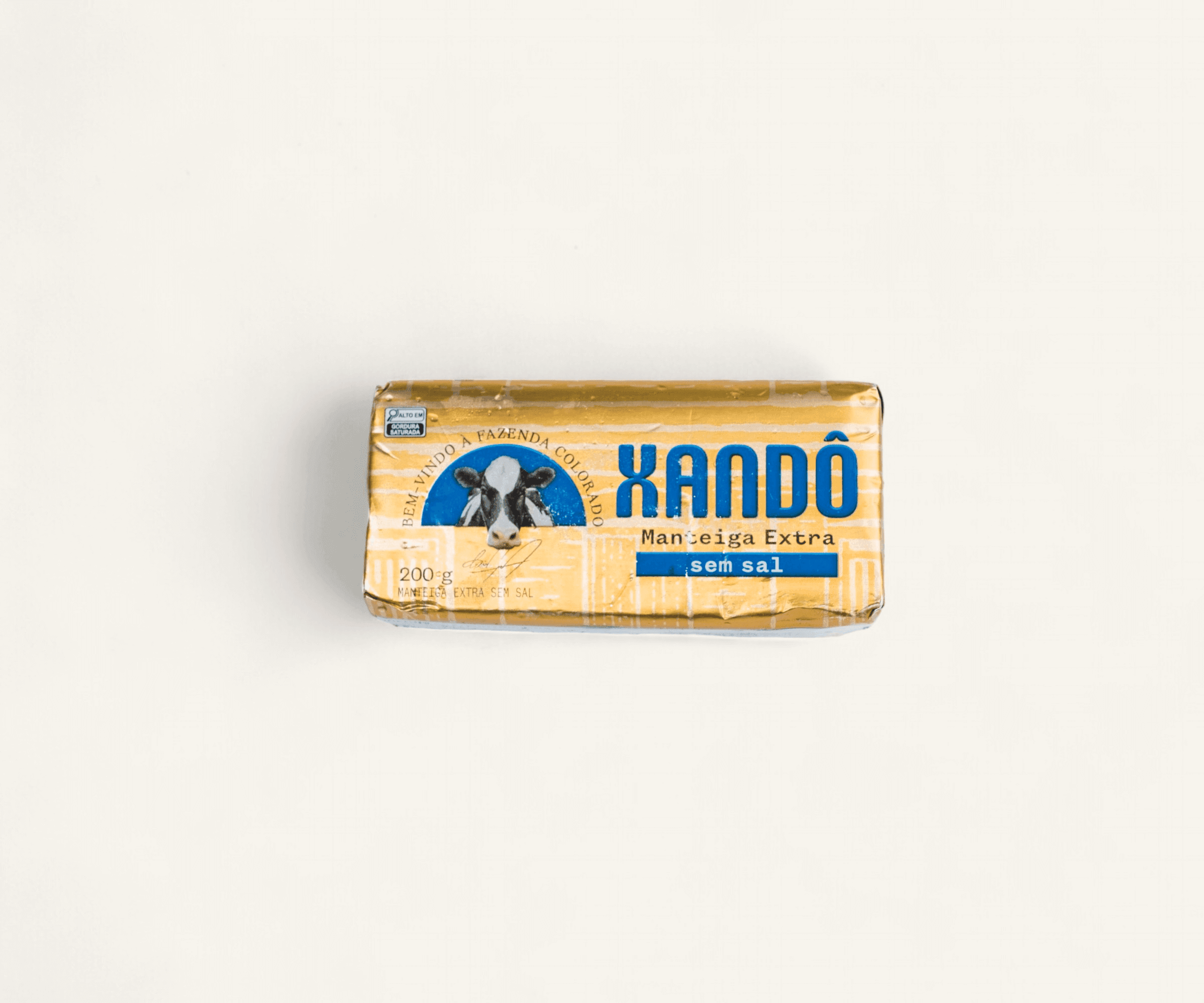 Manteiga extra sem sal 200g