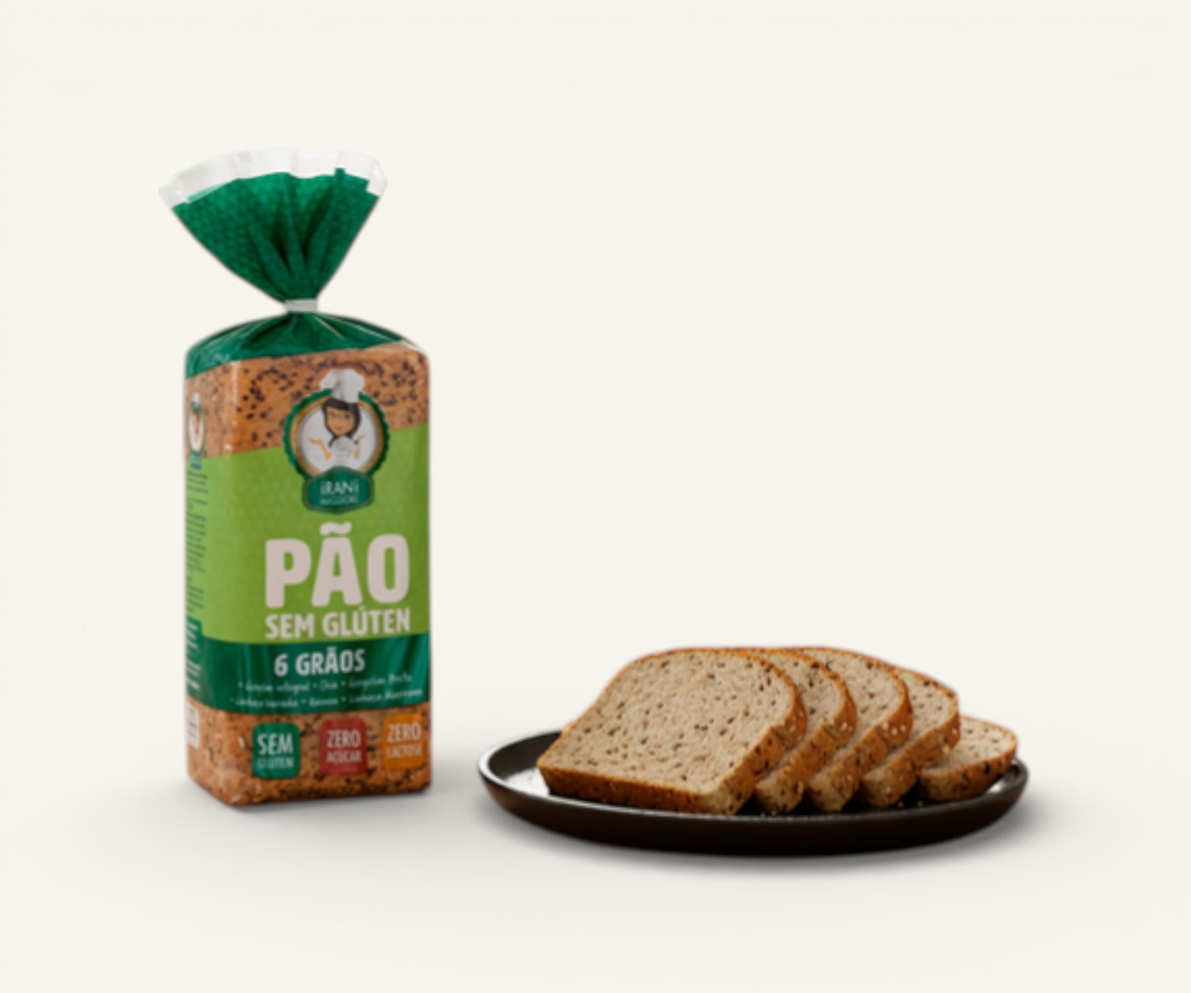 Pão de forma low carb sem glúten 500g