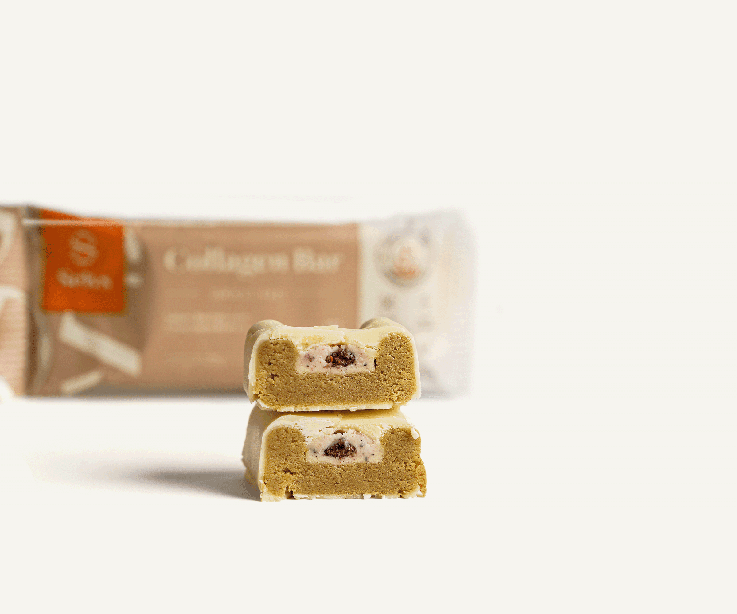 Barrinha Collagen Bar berries com chocolate branco 45g