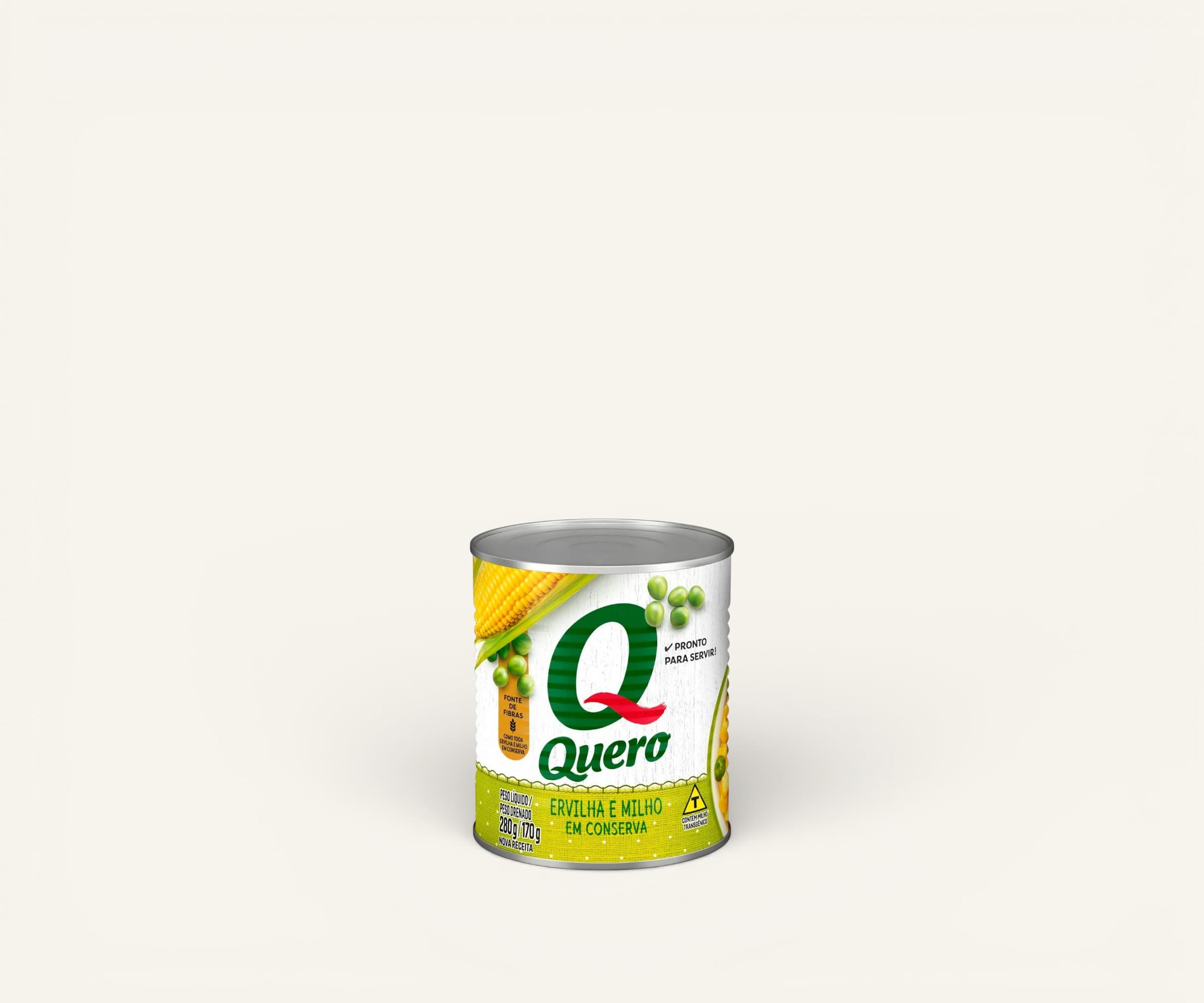 Ervilha e milho em conserva Quero 200g