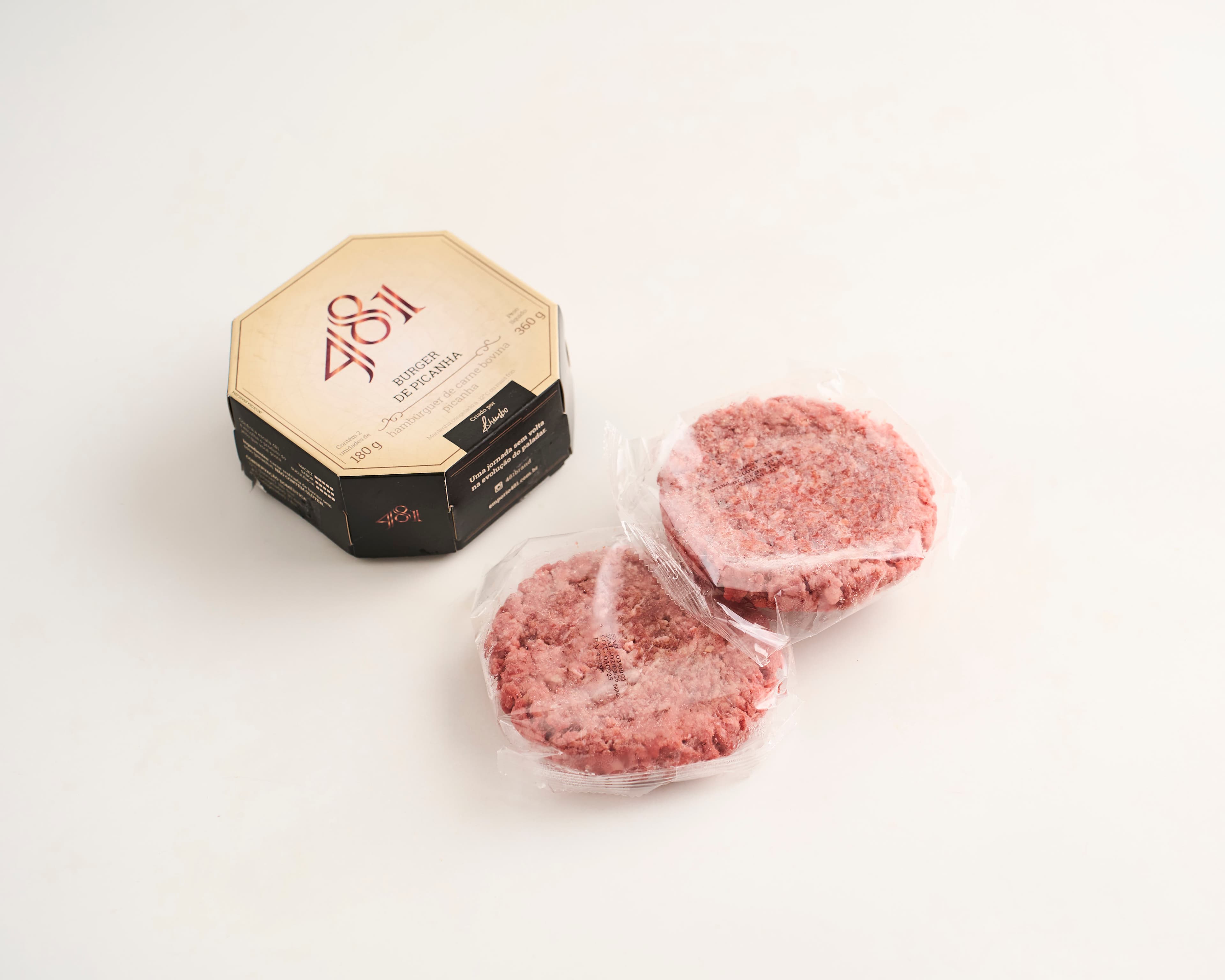 Hambúrguer de picanha bovina (2un - 180g)