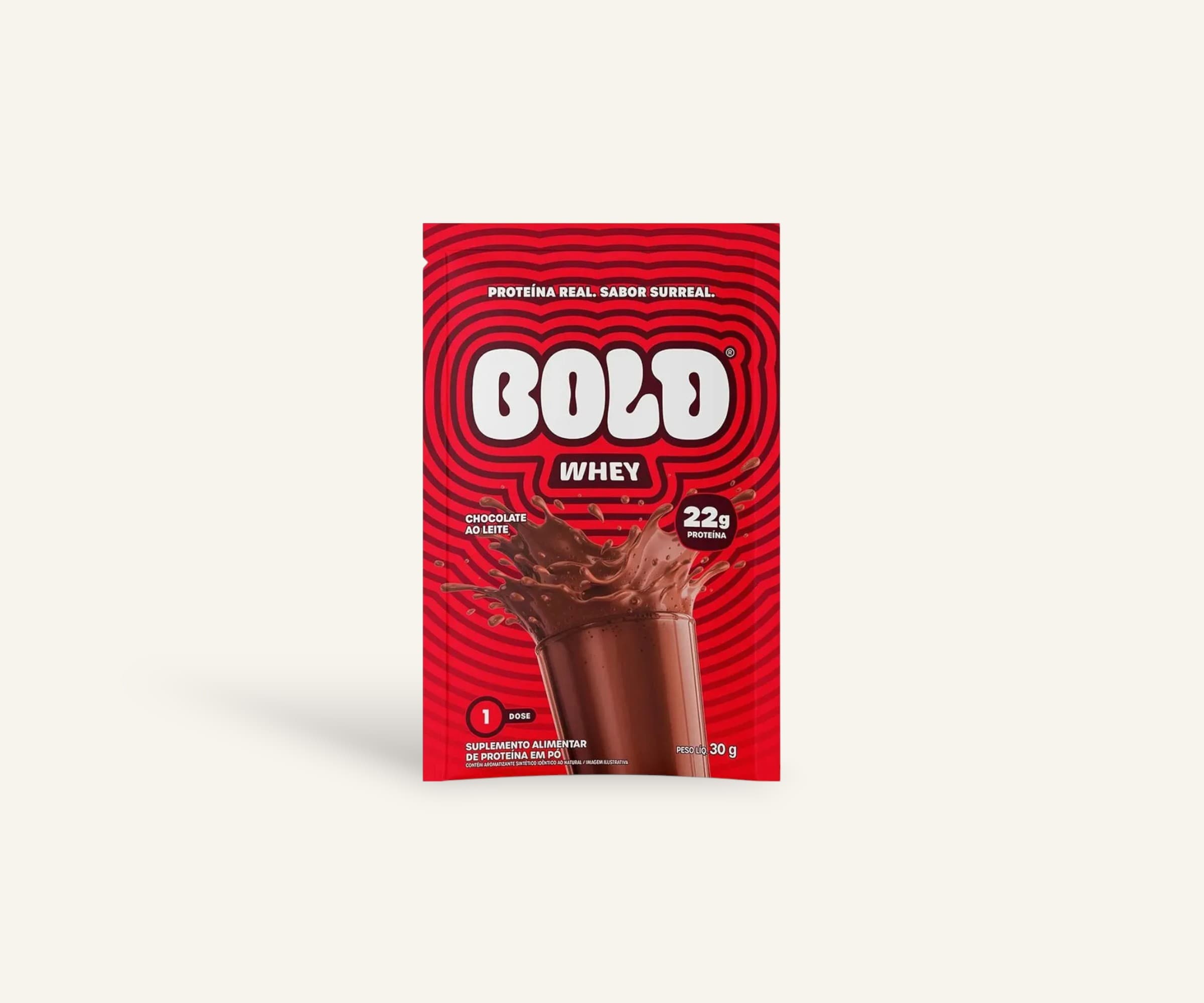 Bold whey sabor chocolate ao leite 30g