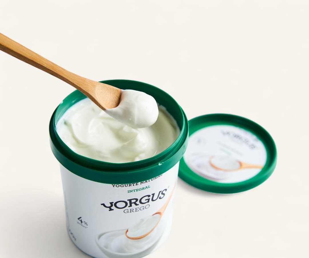 Iogurte proteico grego integral Yorgus 500g