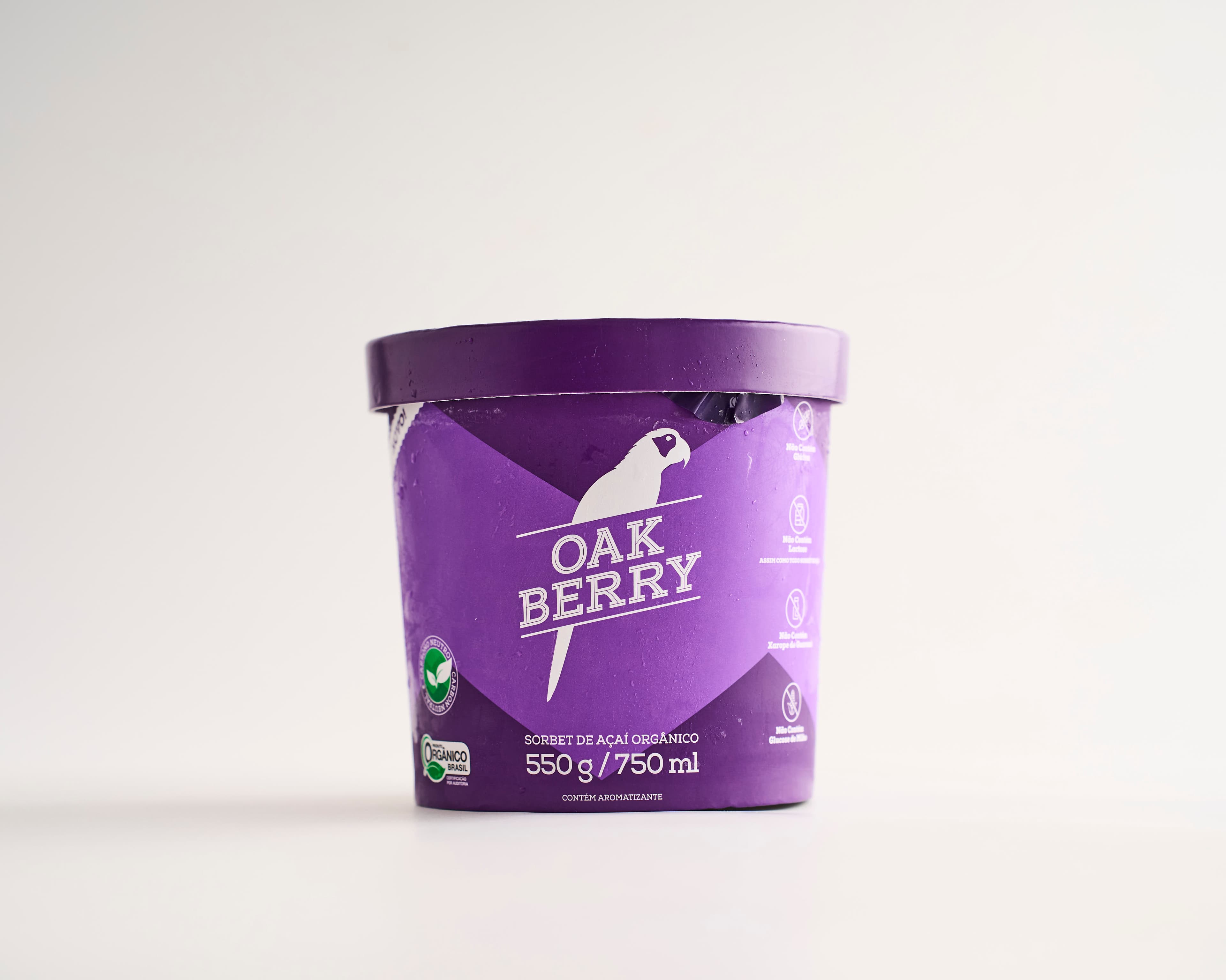 Sorbet de açaí orgânico Oakberry 750ml