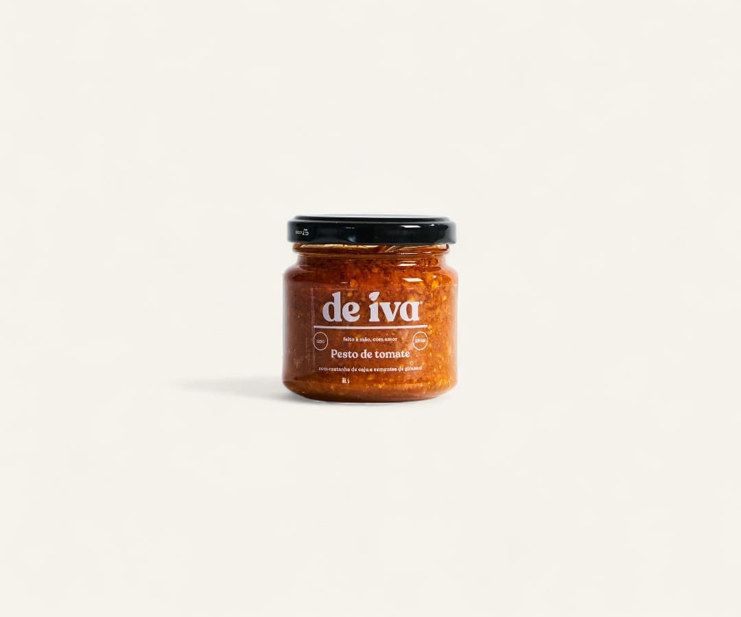 Molho pesto de tomate sem lactose 125g