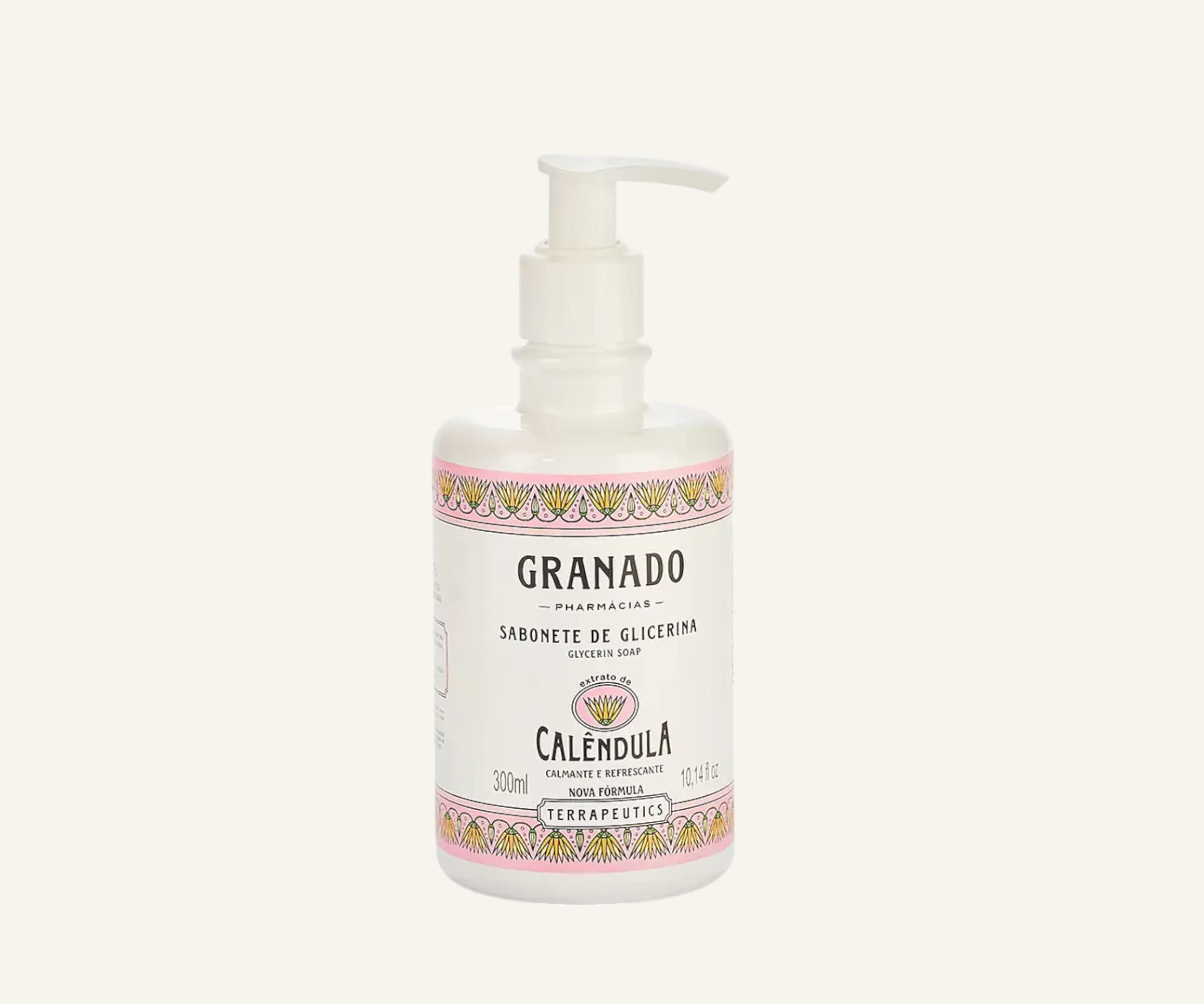 Sabonete líquido de glicerina Terrapeutics calêndula Granado 300ml