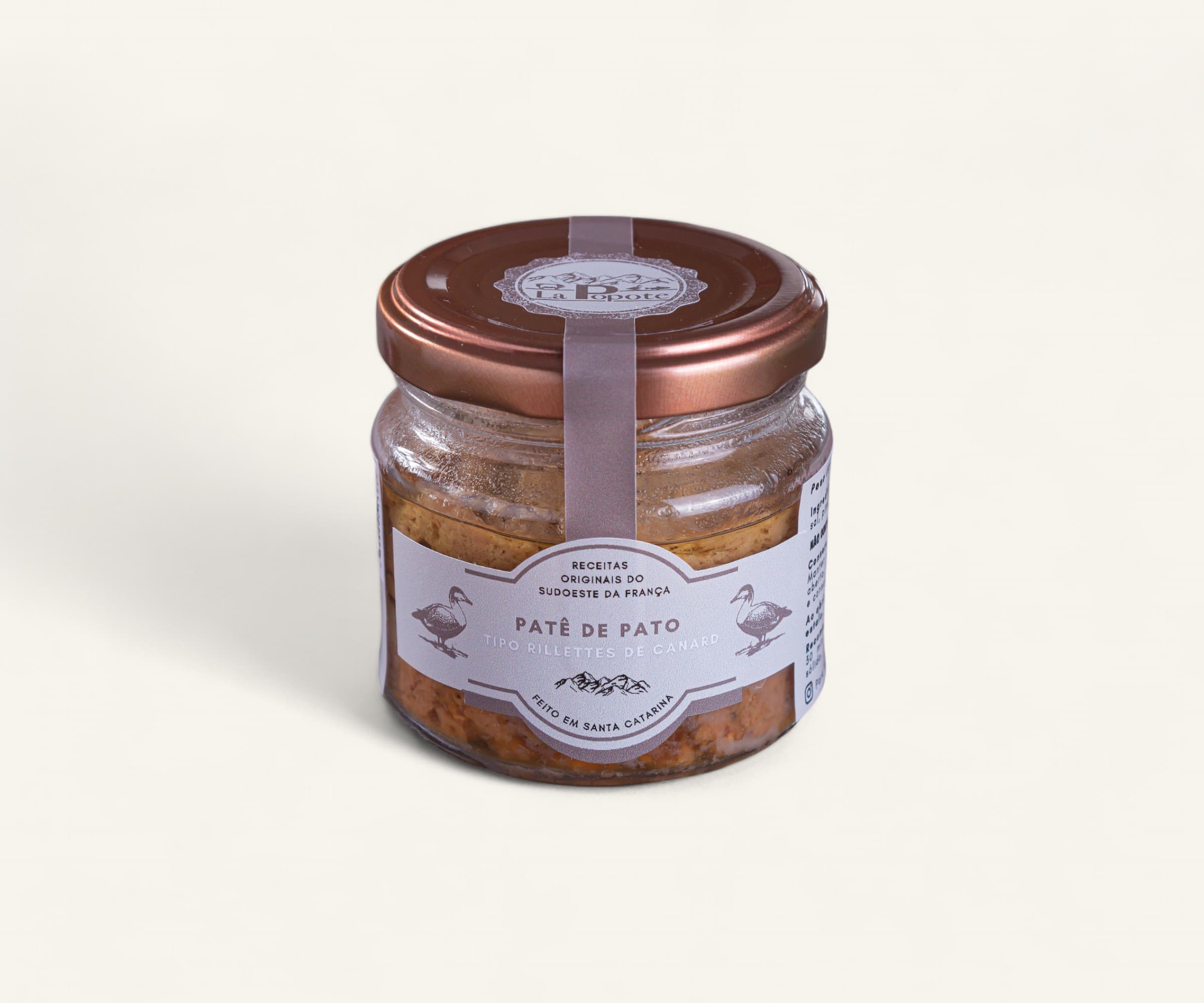 Patê de pato tipo rillettes de canard 100g