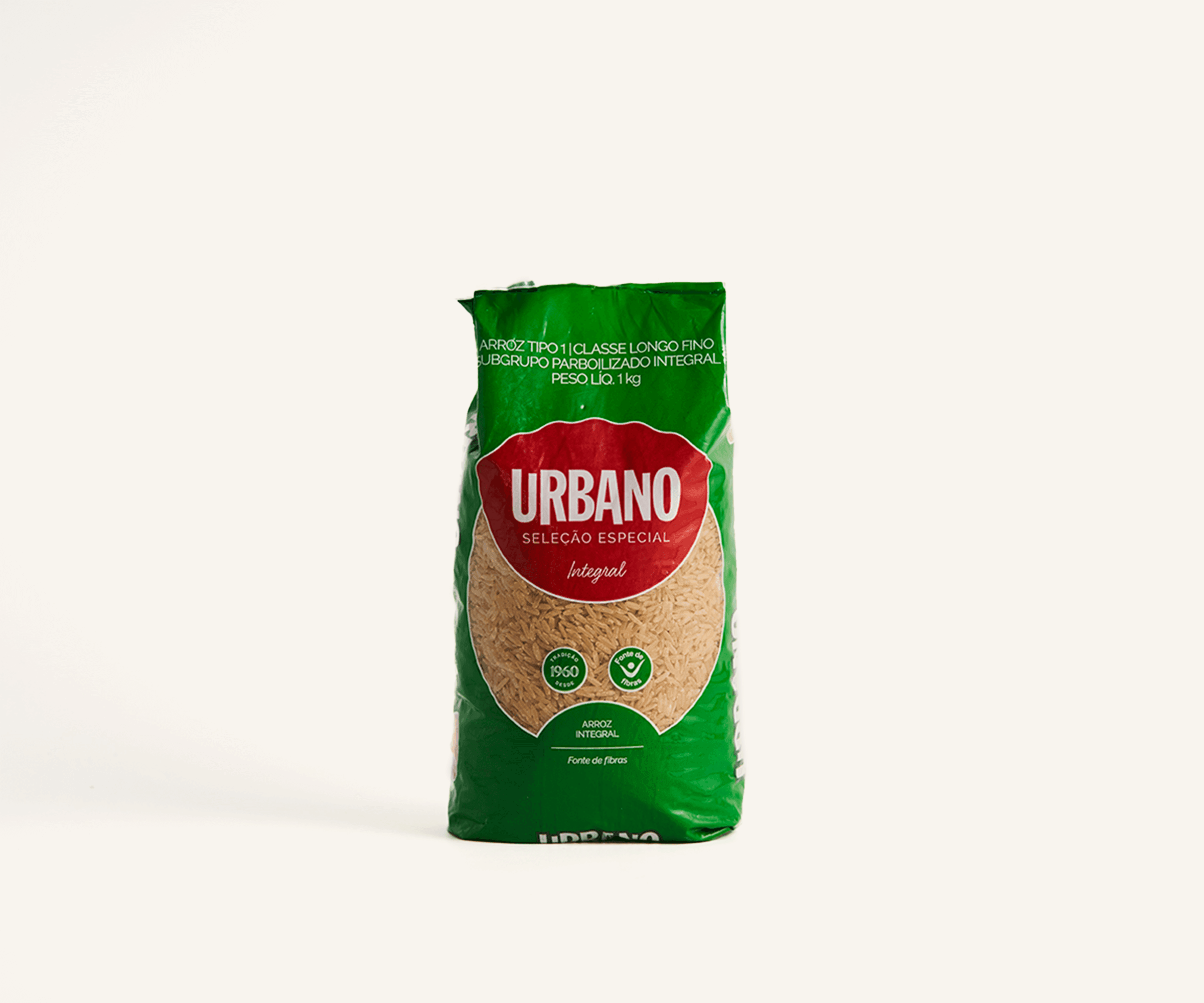 Arroz integral parboilizado 1kg