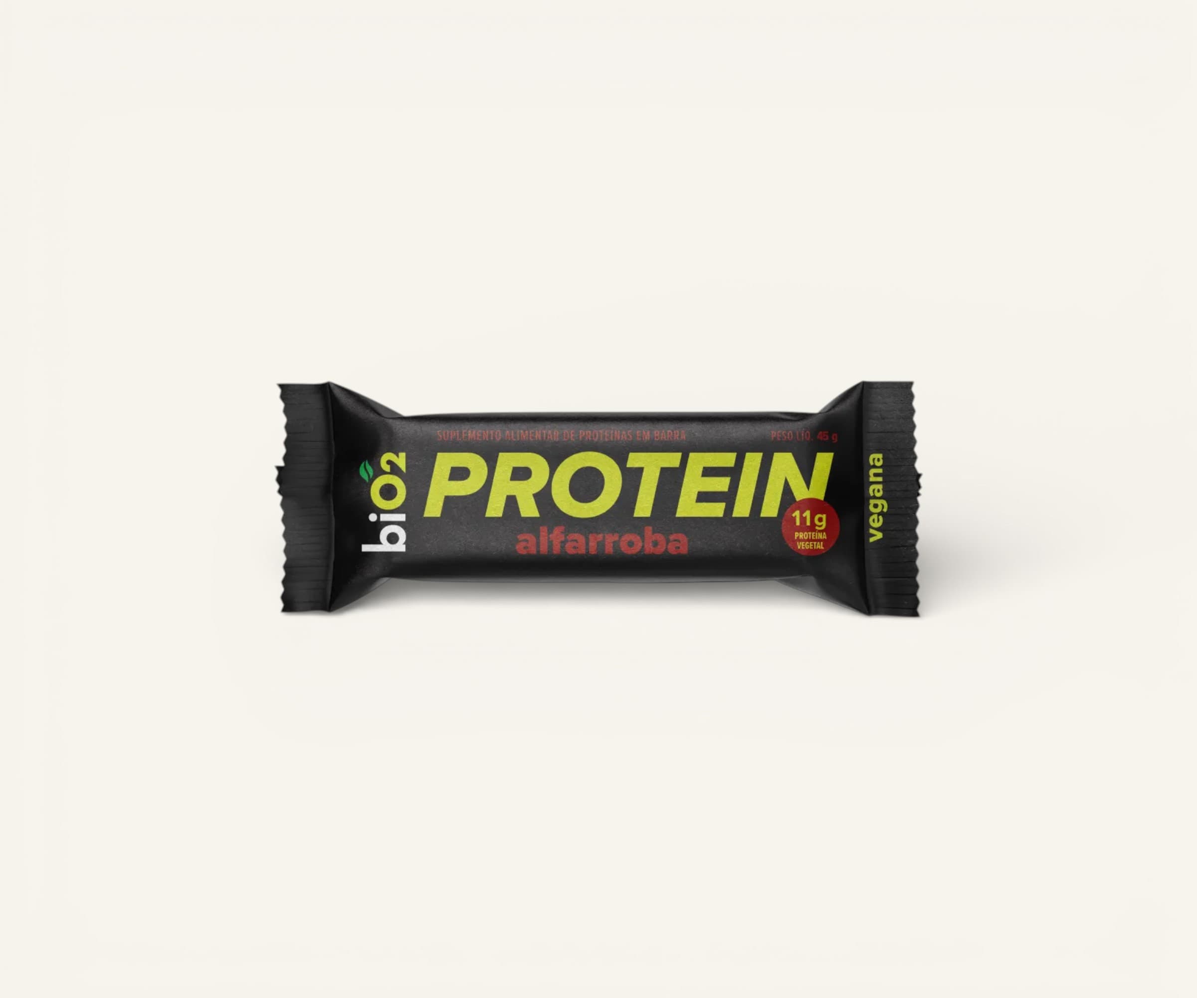 Protein bar 11g BiO2 sabor alfarroba 45g
