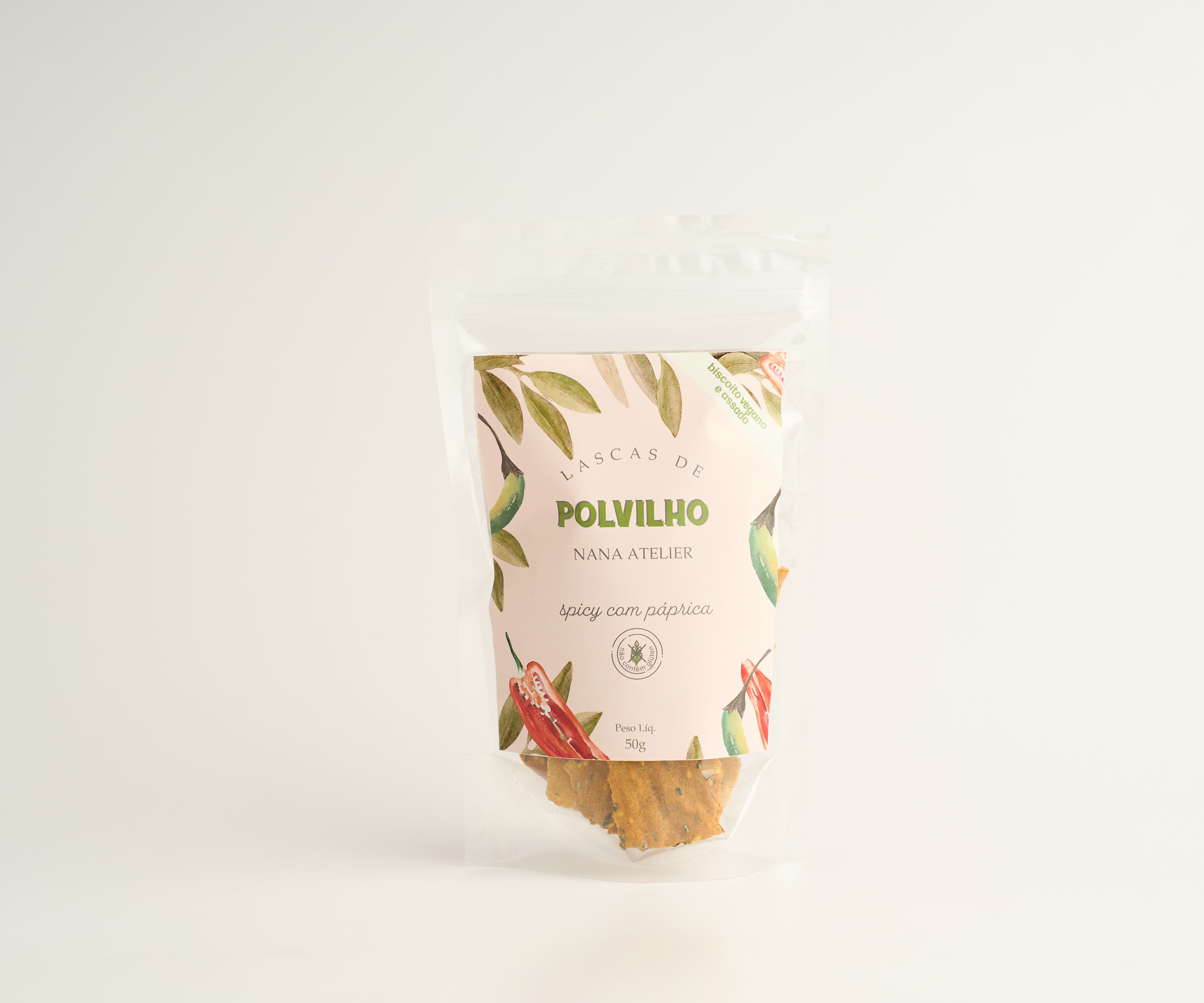 Polvilho da Nana vegano spicy gergelim e páprica 60g