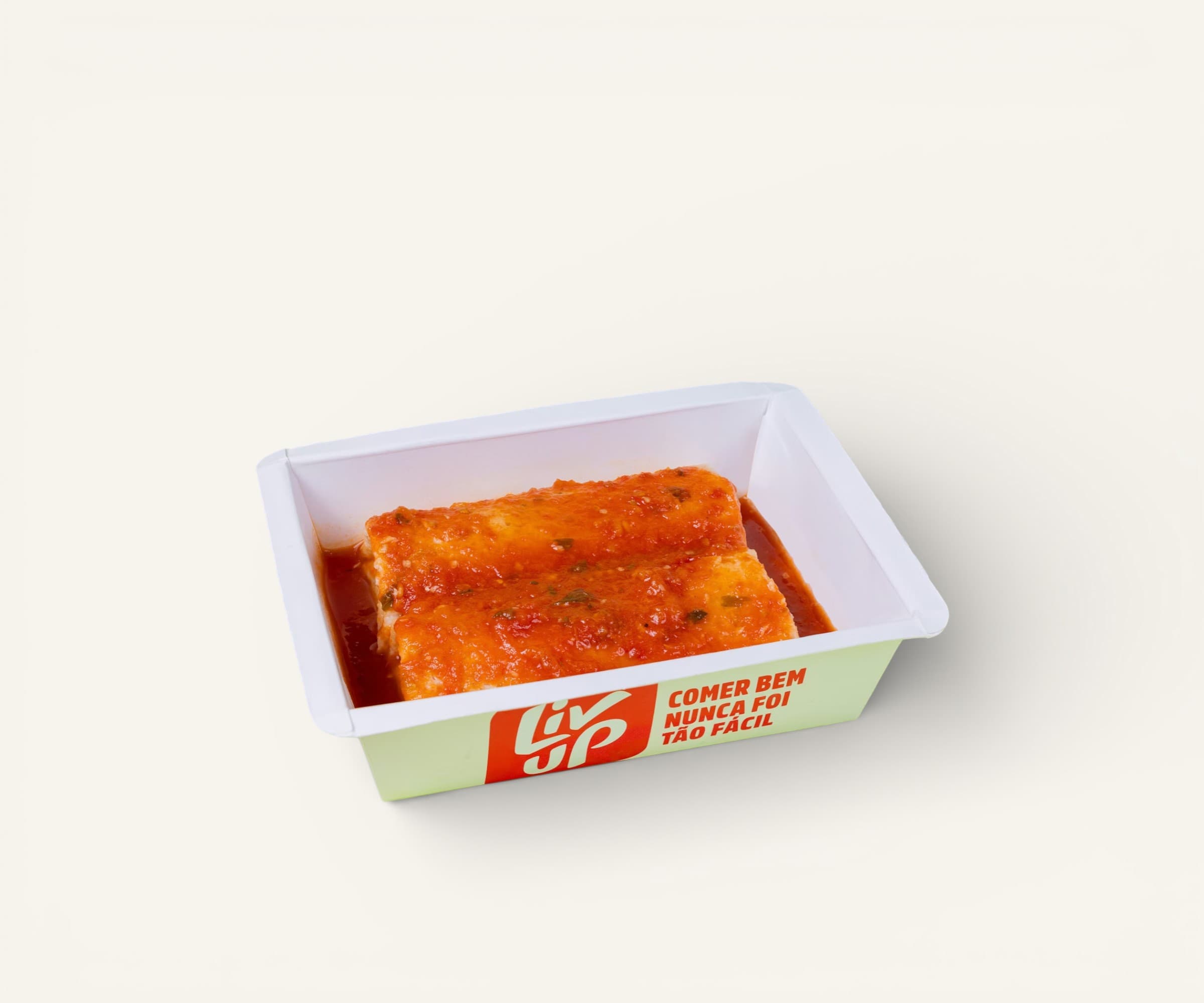 Panqueca de espinafre e queijos com molho de tomate Liv Up 300g