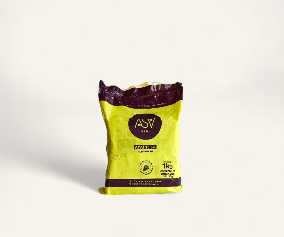 Polpa de Açaí pura 10 Unidades de 100g