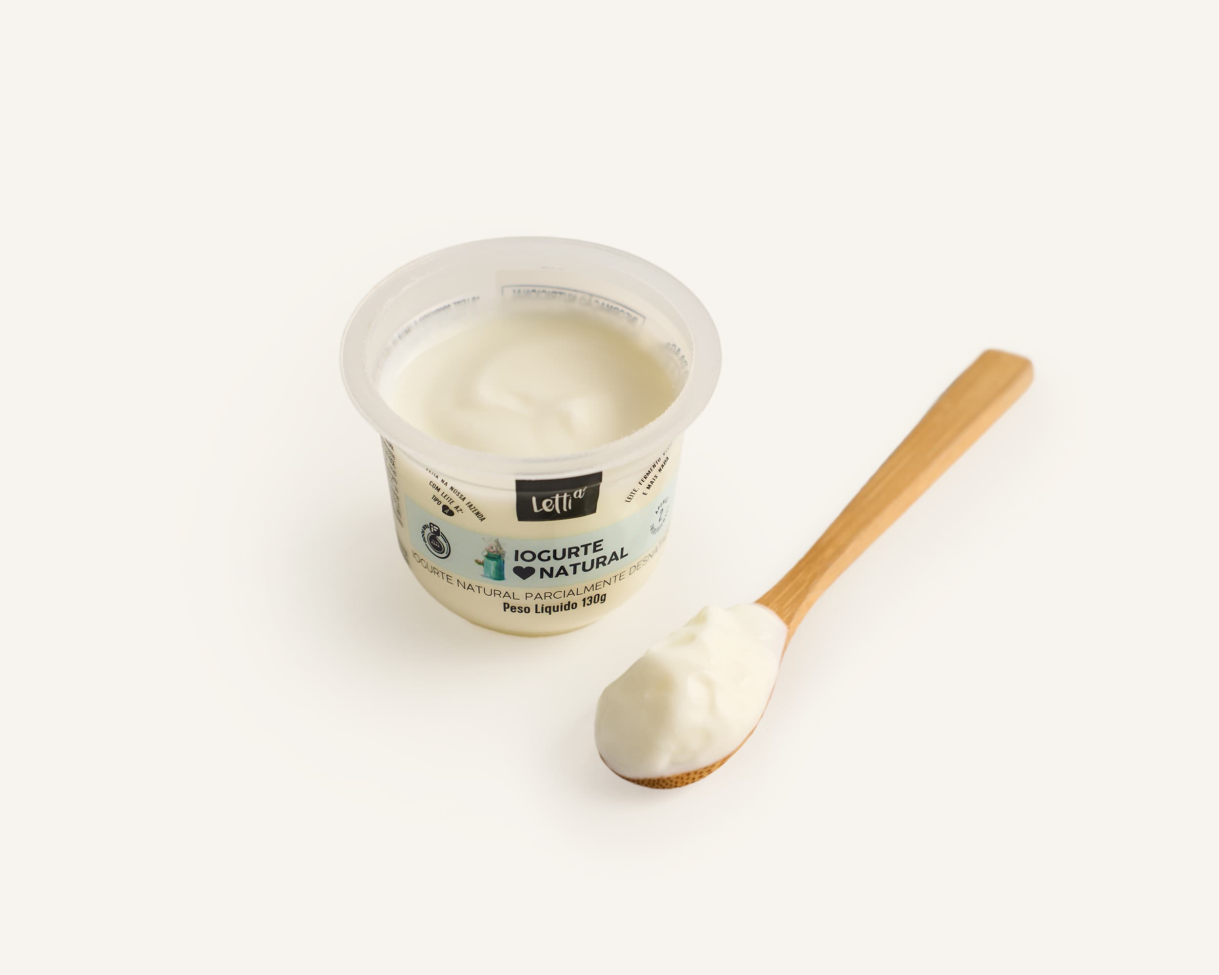 Iogurte Letti natural sem amido 130g