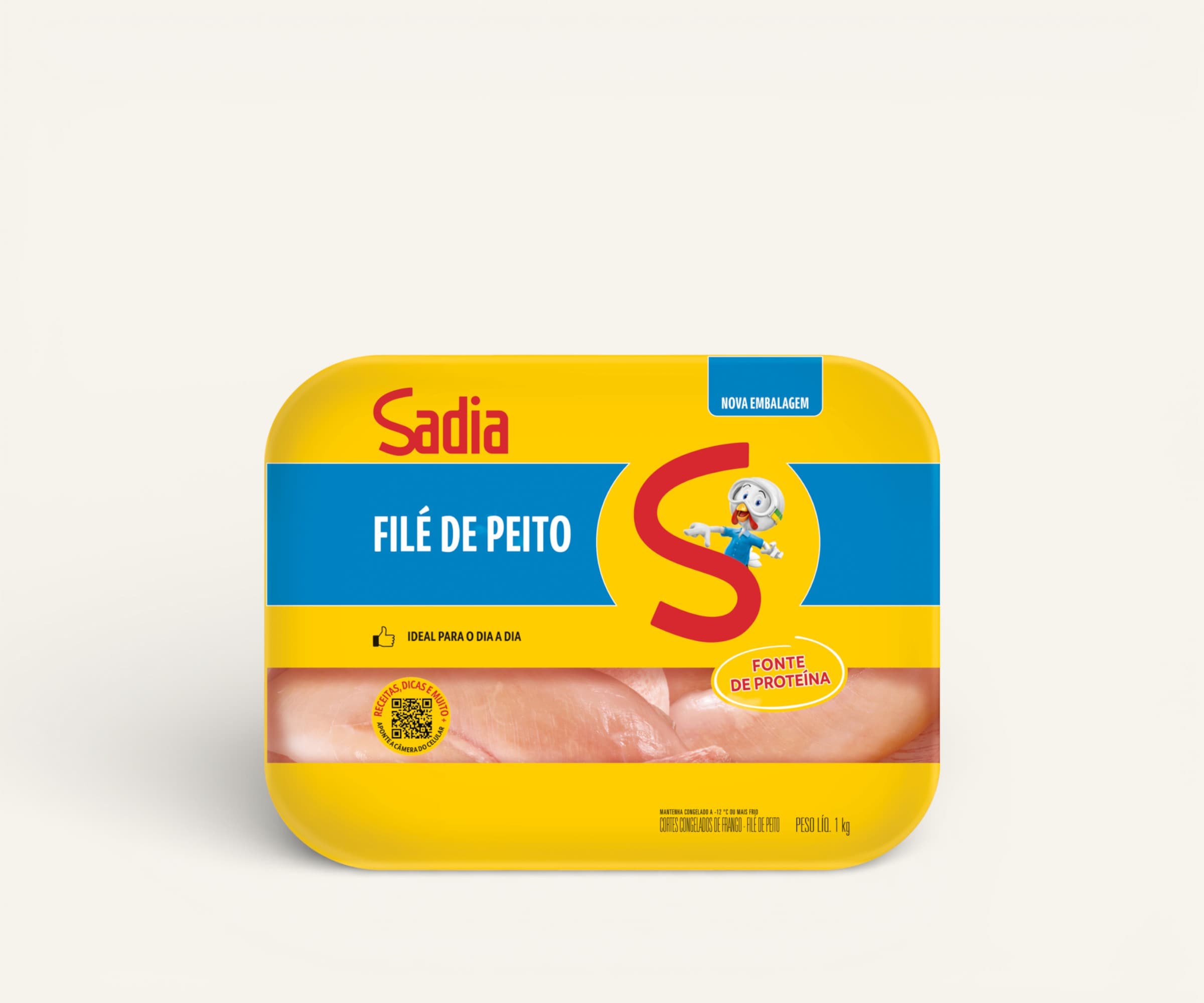 Filé de peito de frango Sadia bandeja 1kg