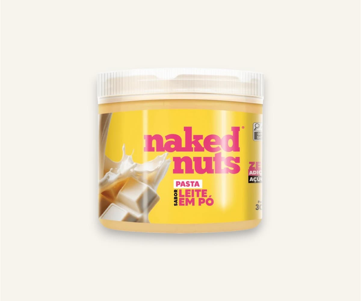 Pasta de mix de nuts sabor leite em pó 300g
