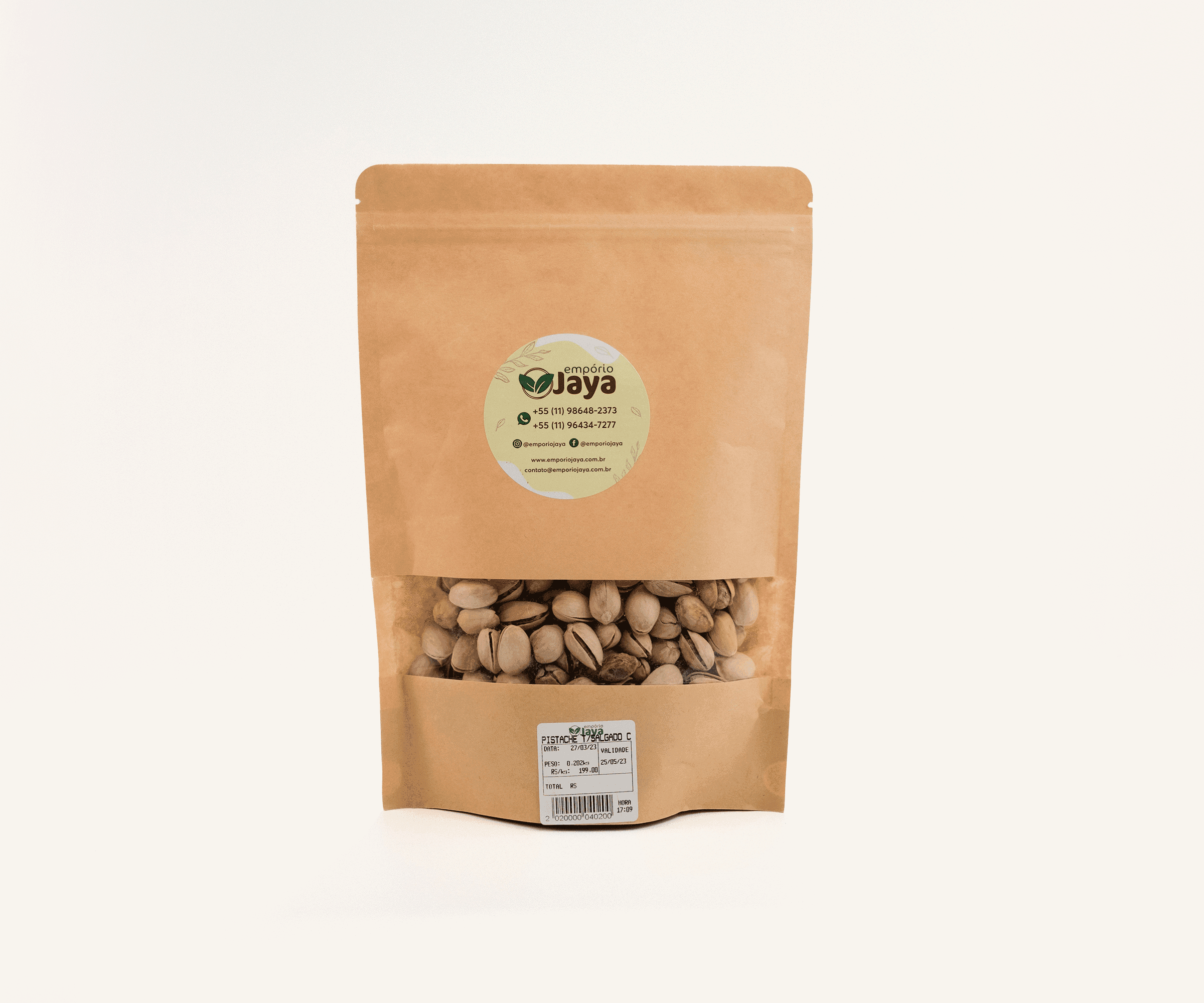 Pistache salgado com casca 200g
