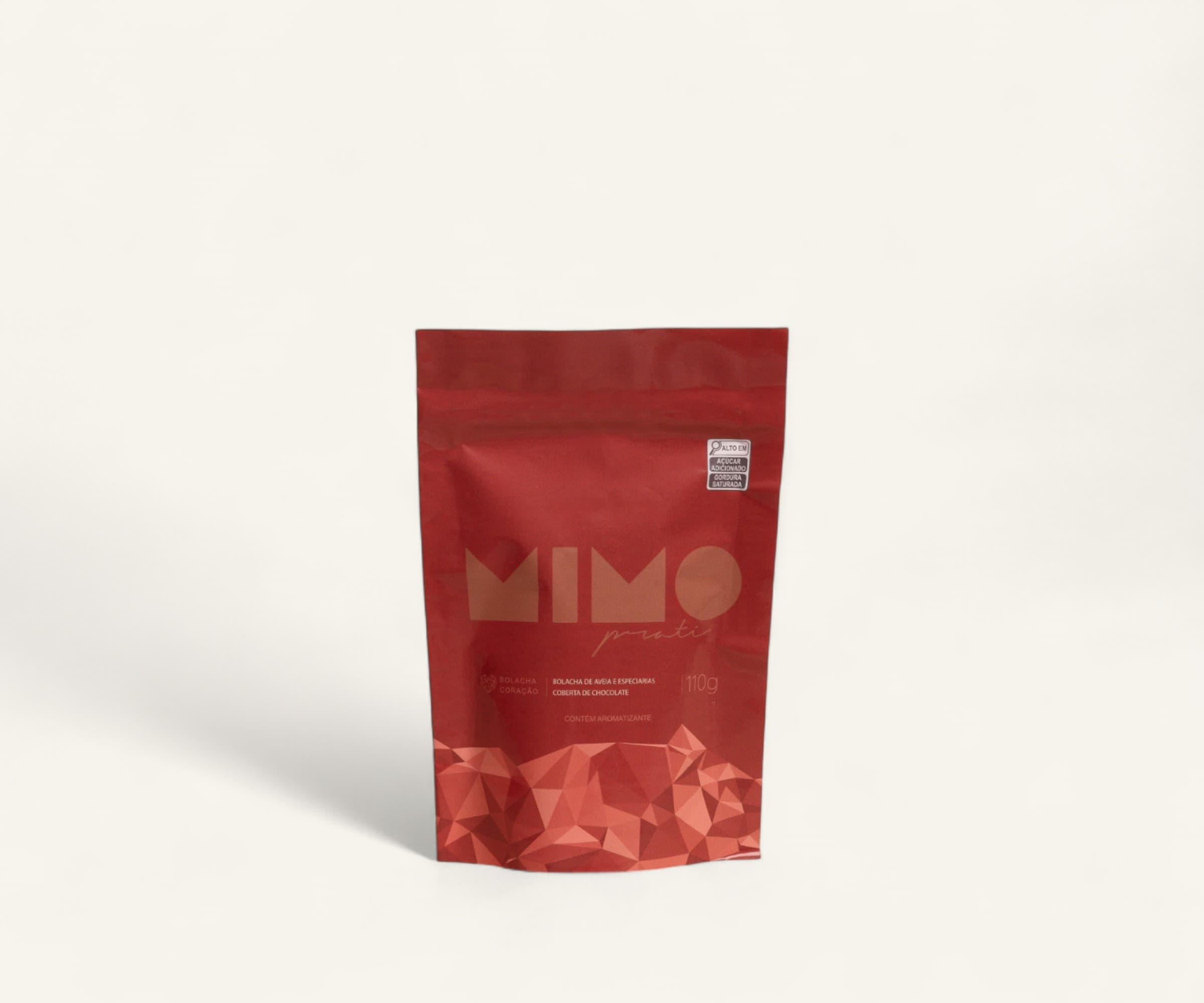 Bolacha de aveia e especiarias coberta de chocolate Mimo 110g