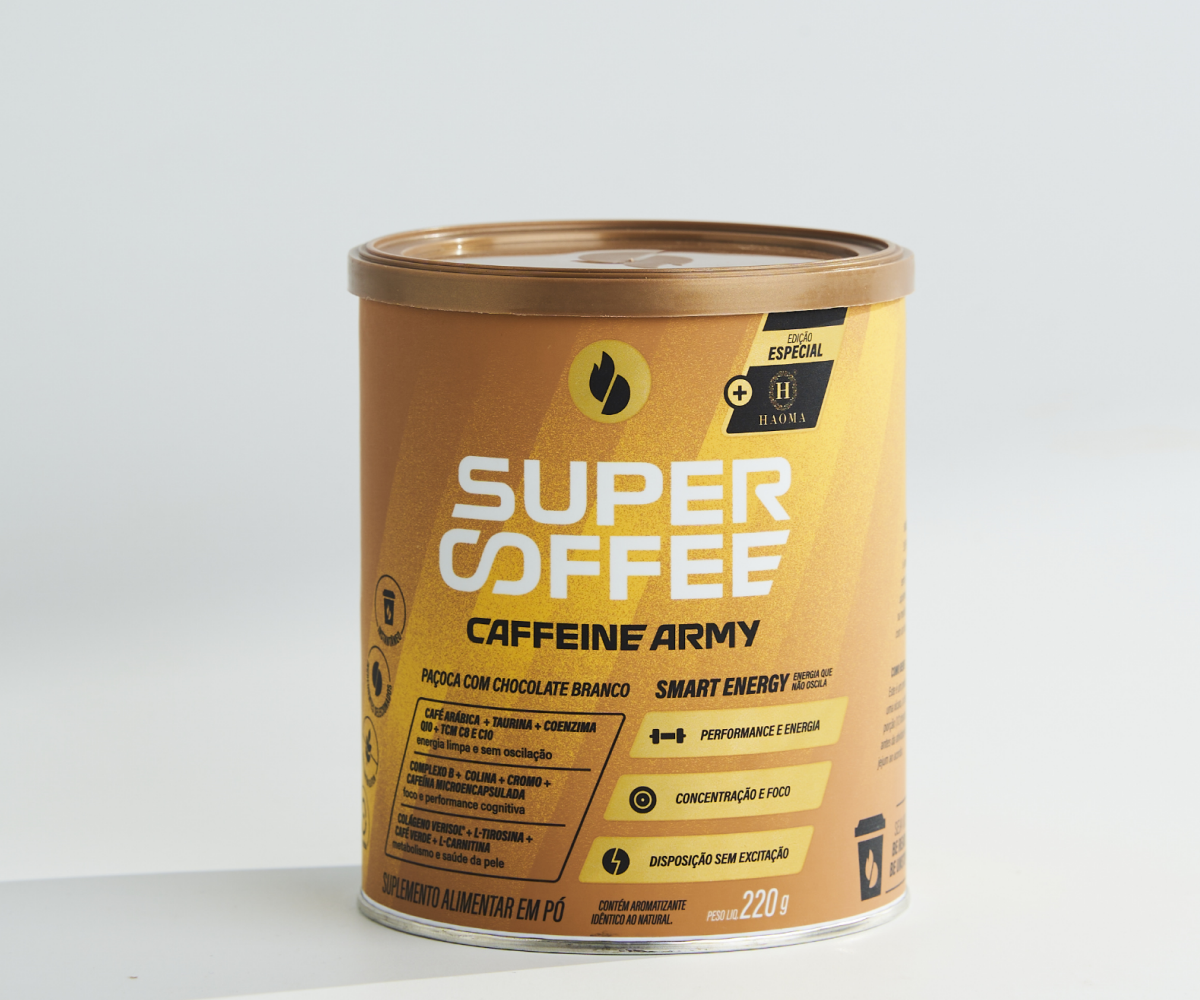 Supercoffee 3.0 paçoca com chocolate branco - Caffeine Army 220g