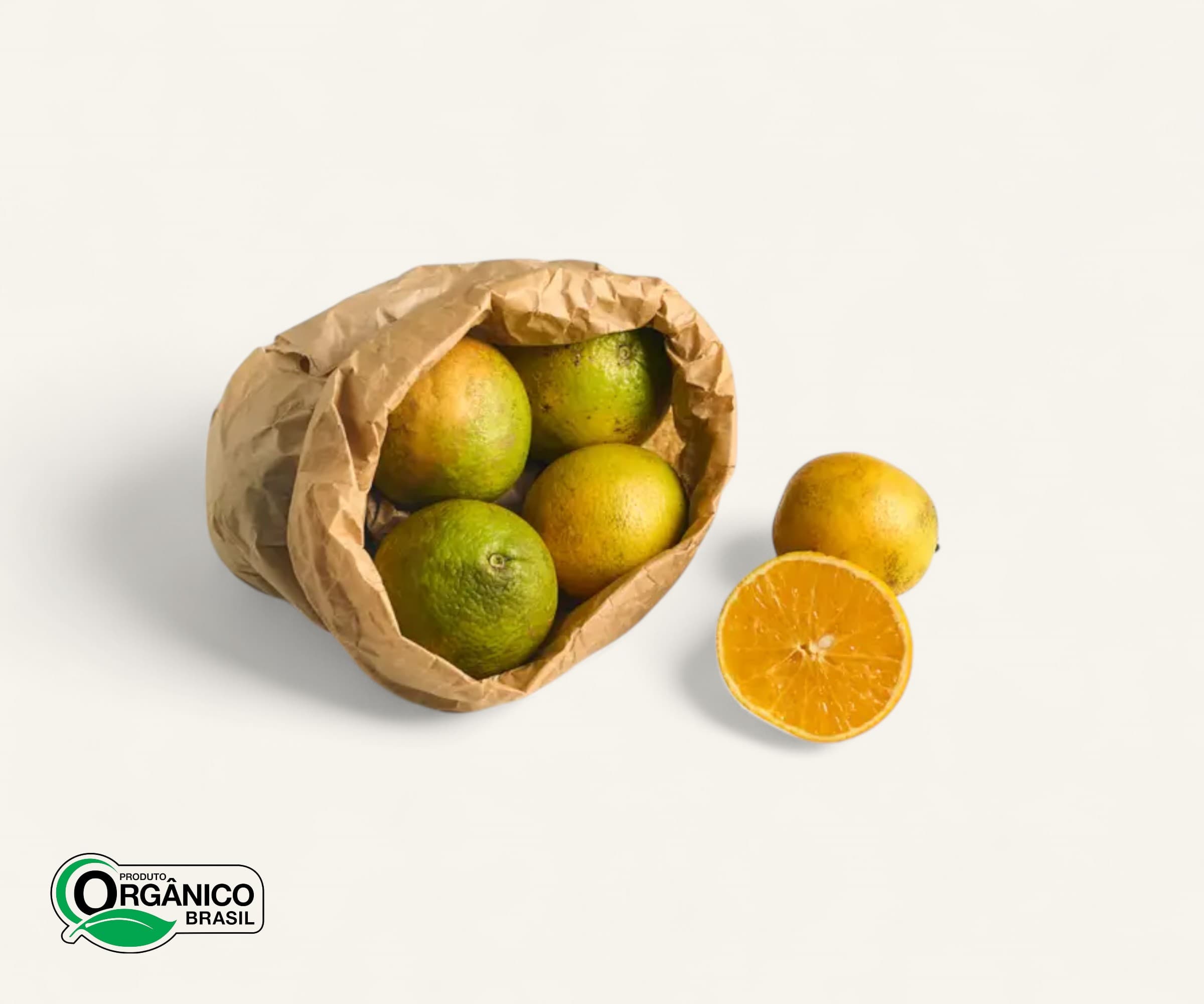Laranja pera orgânica 1kg | 4 a 6un