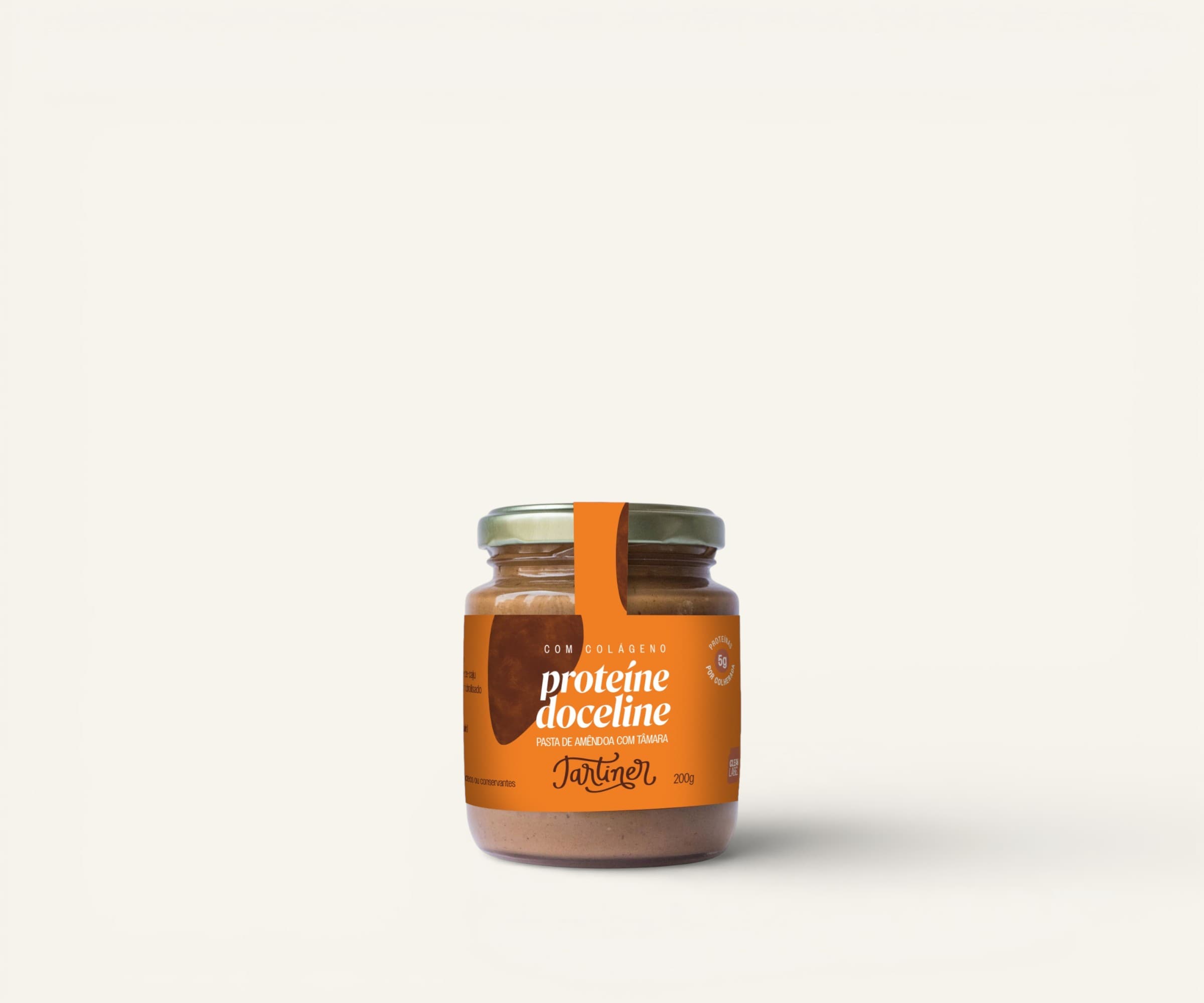 Pasta de amêndoa com tâmara Tartiner proteíne doceline 200g