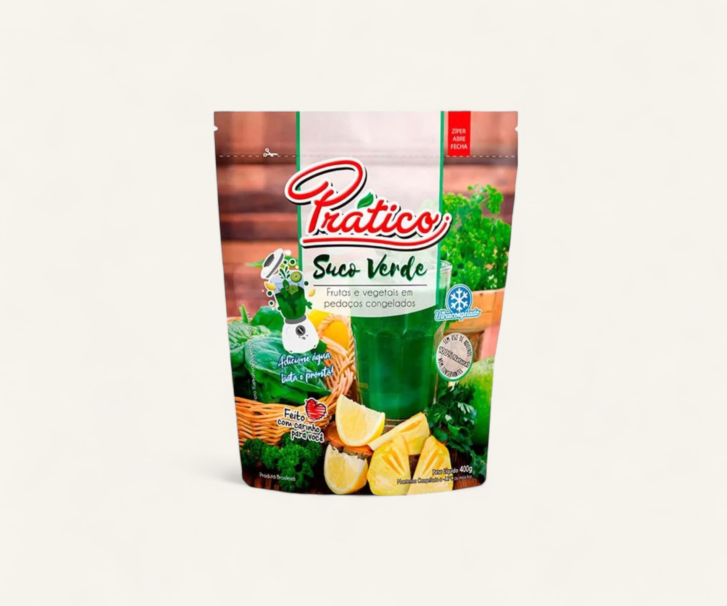 Suco verde congelado 400g