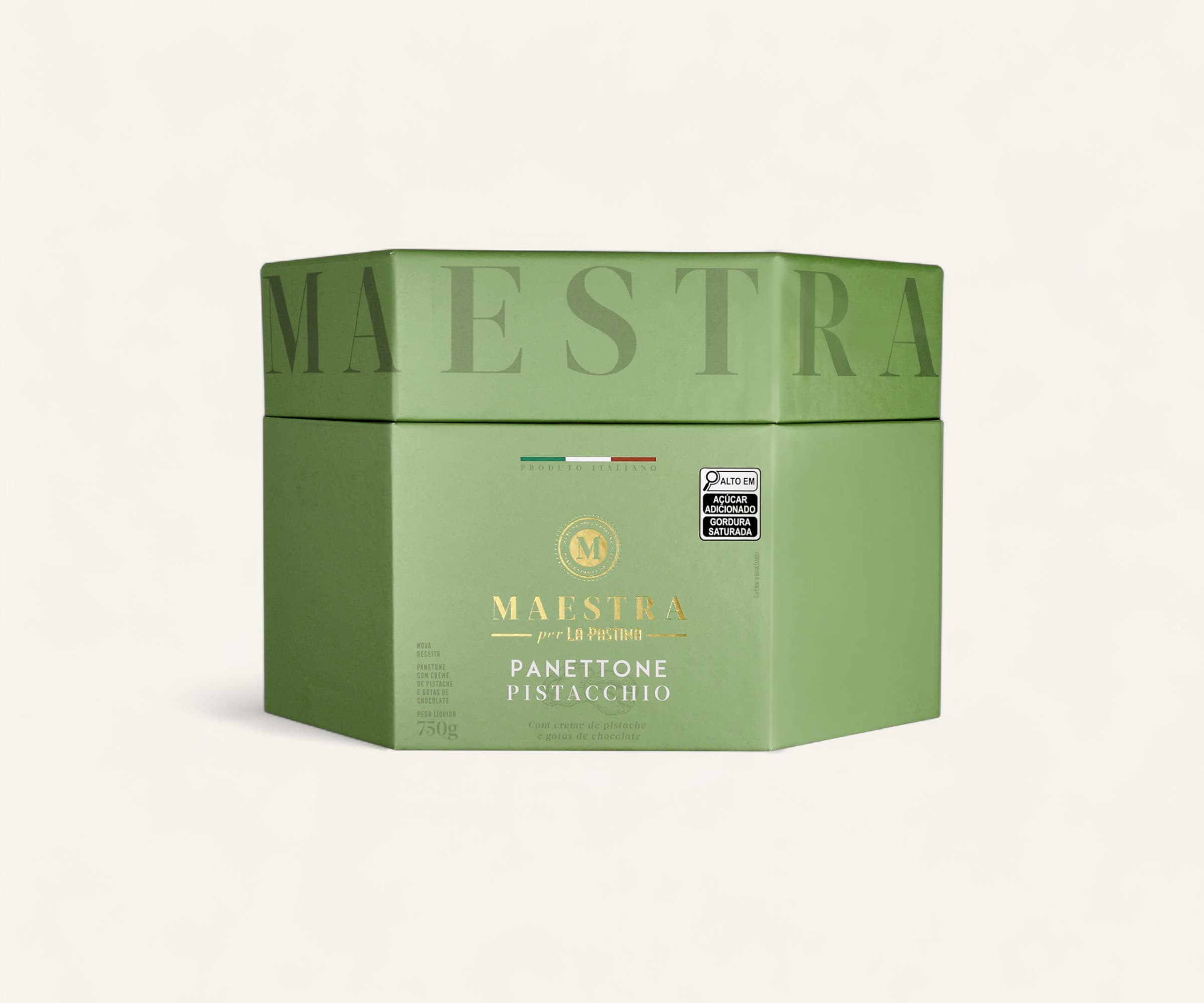 Panettone pistacchio Maestra per La Pastina