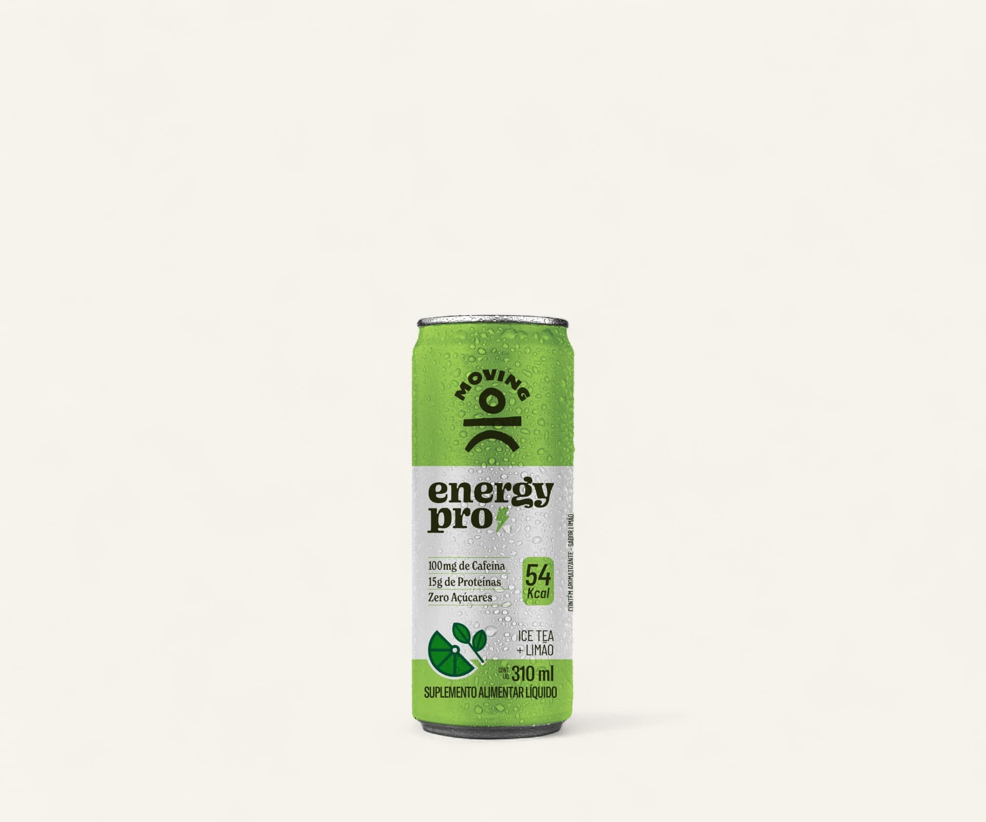 Energético proteico sabor ice tea de limão Moving 310ml