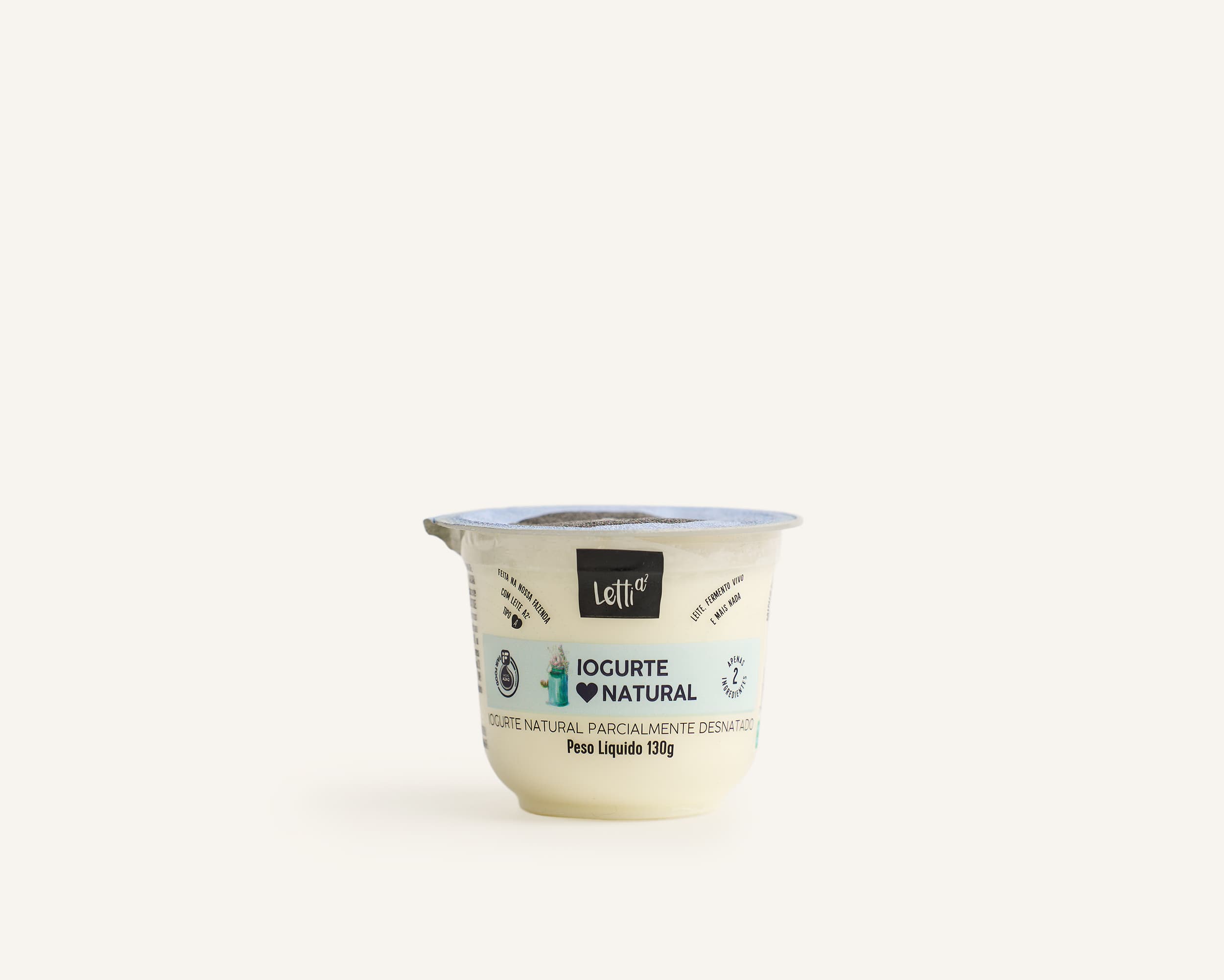 Iogurte Letti natural sem amido 130g
