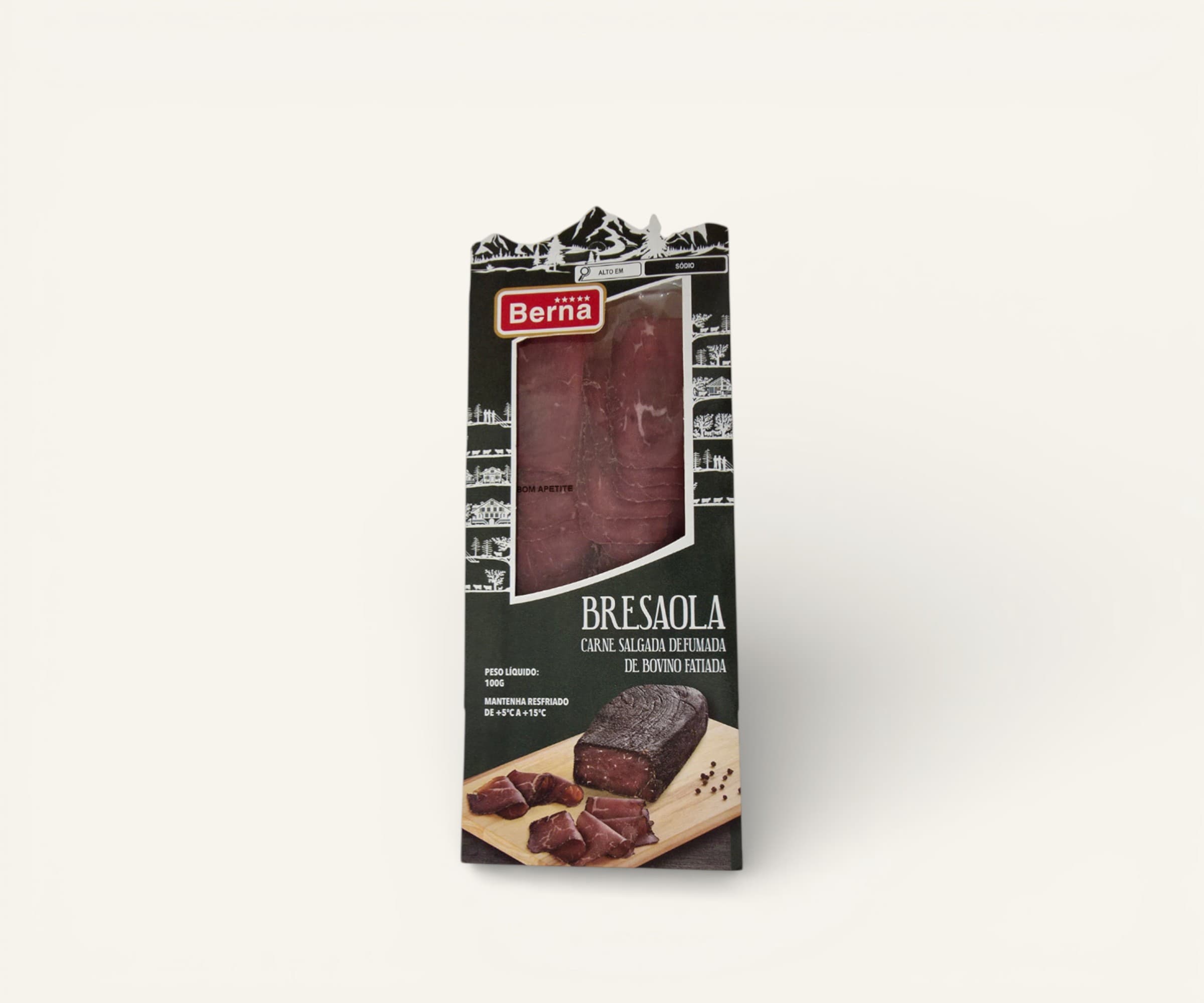 Bresaola fatiada Berna 100g