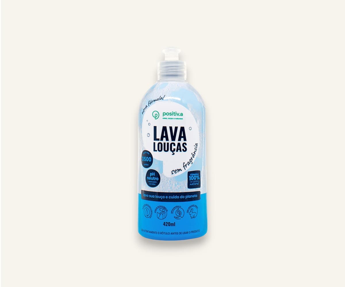 Lava louças sem fragrância Positiv.a 420ml