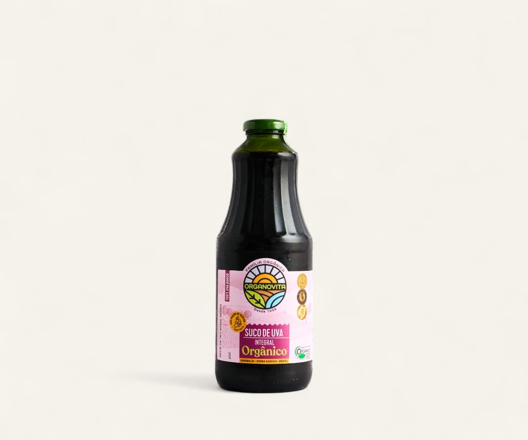 Suco de uva orgânico 1L