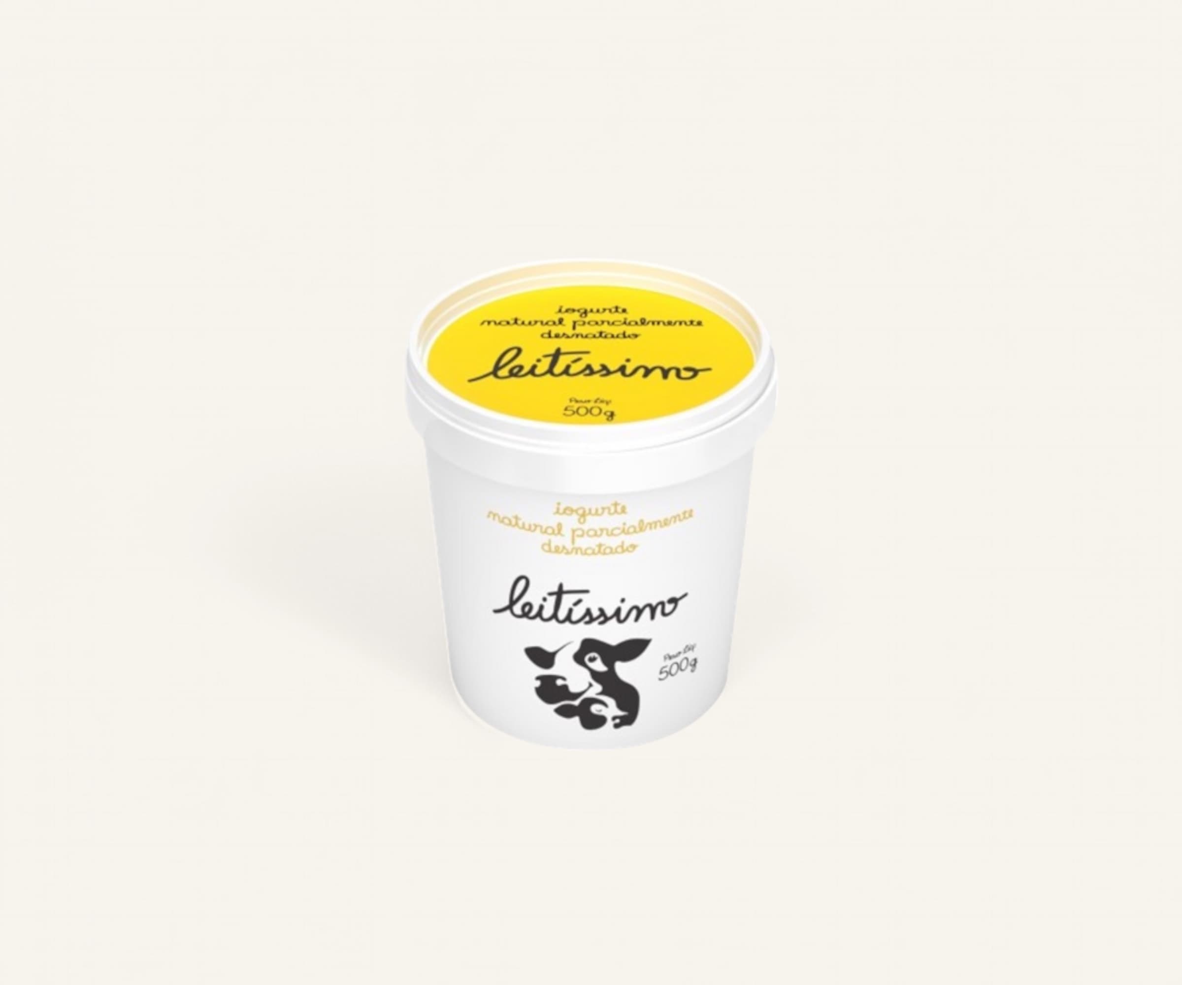 Iogurte leitissimo natural desnatado zero lactose 500gr