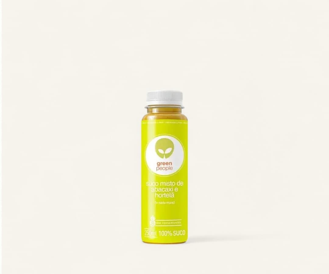 Suco de abacaxi com hortelã 250ml