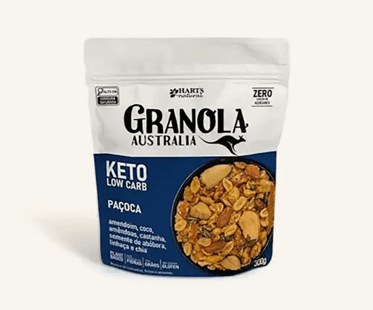Granola Keto low carb paçoca Hart’s 300g