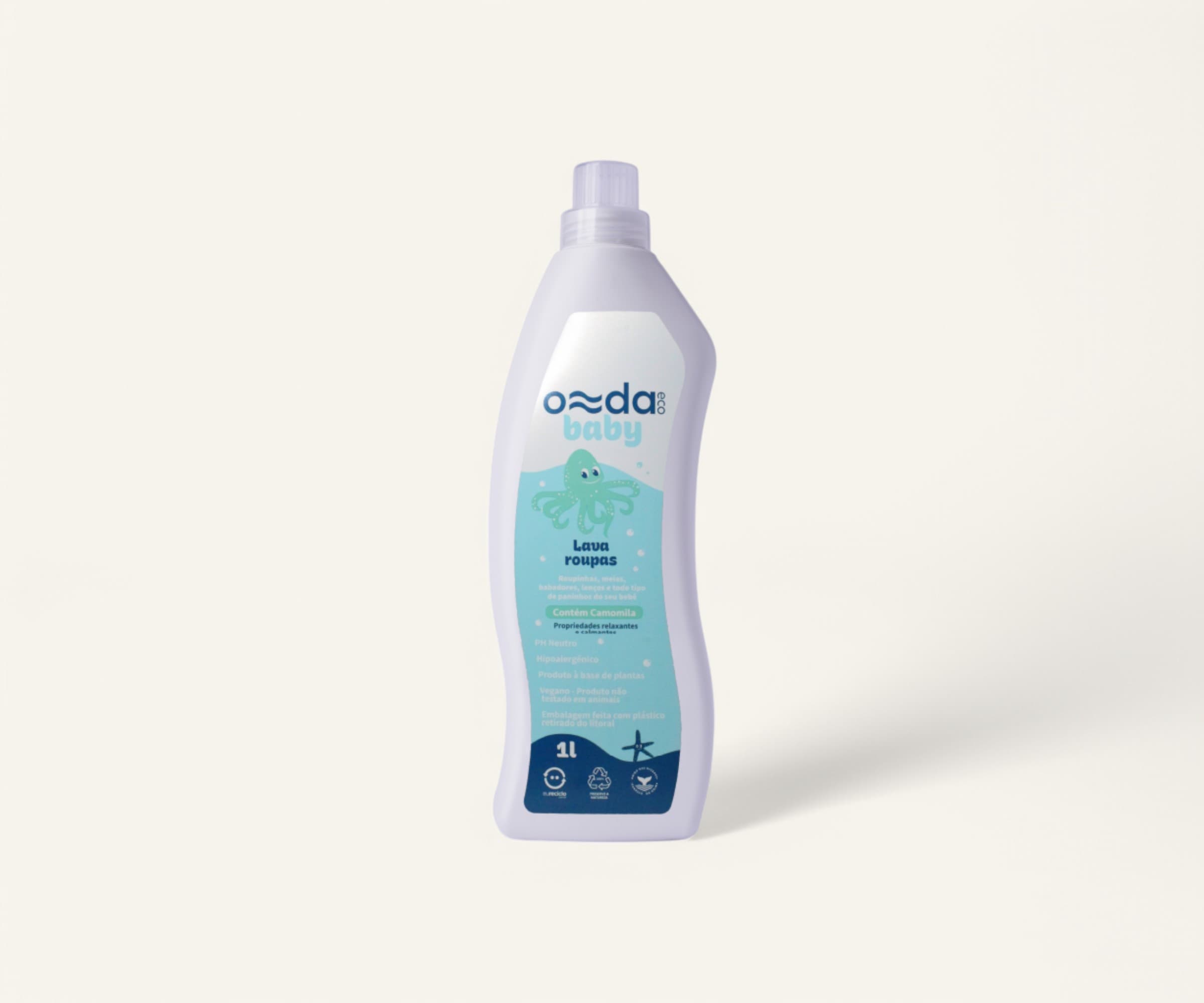 Lava roupas líquido concentrado baby com camomila Onda Eco 1l