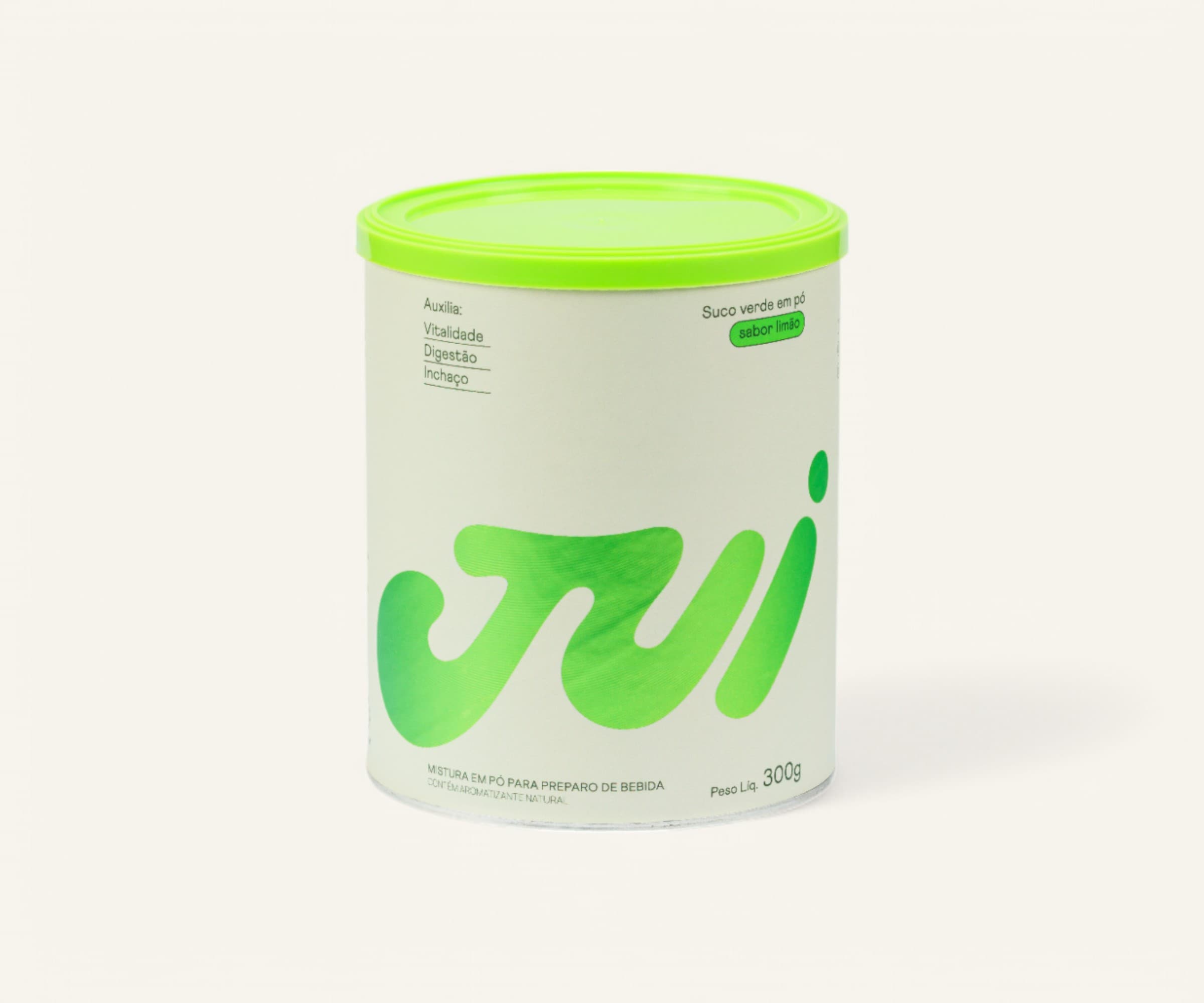 Suco verde em pó sabor limão Jui 300g