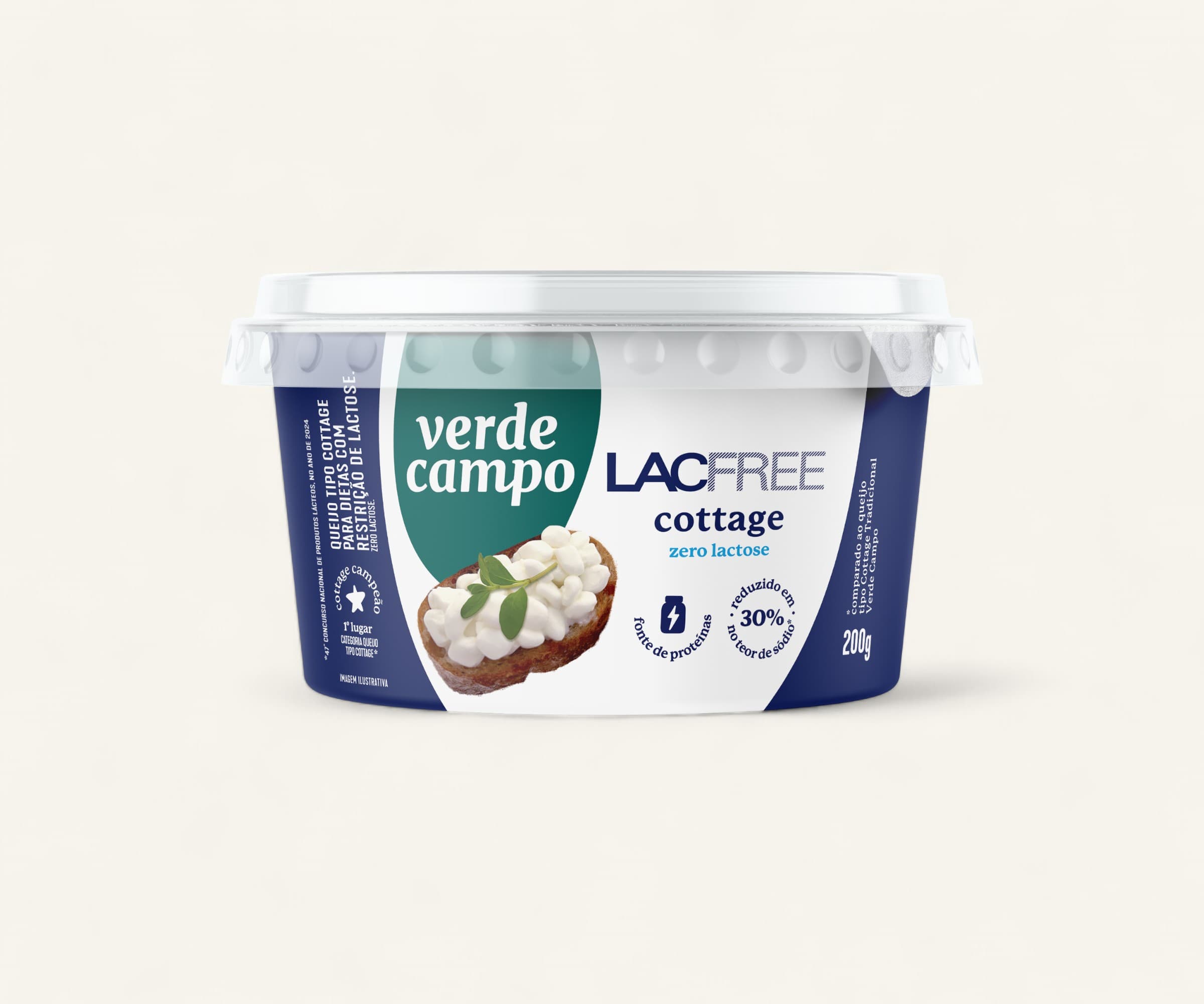 Queijo cottage Lacfree 200g