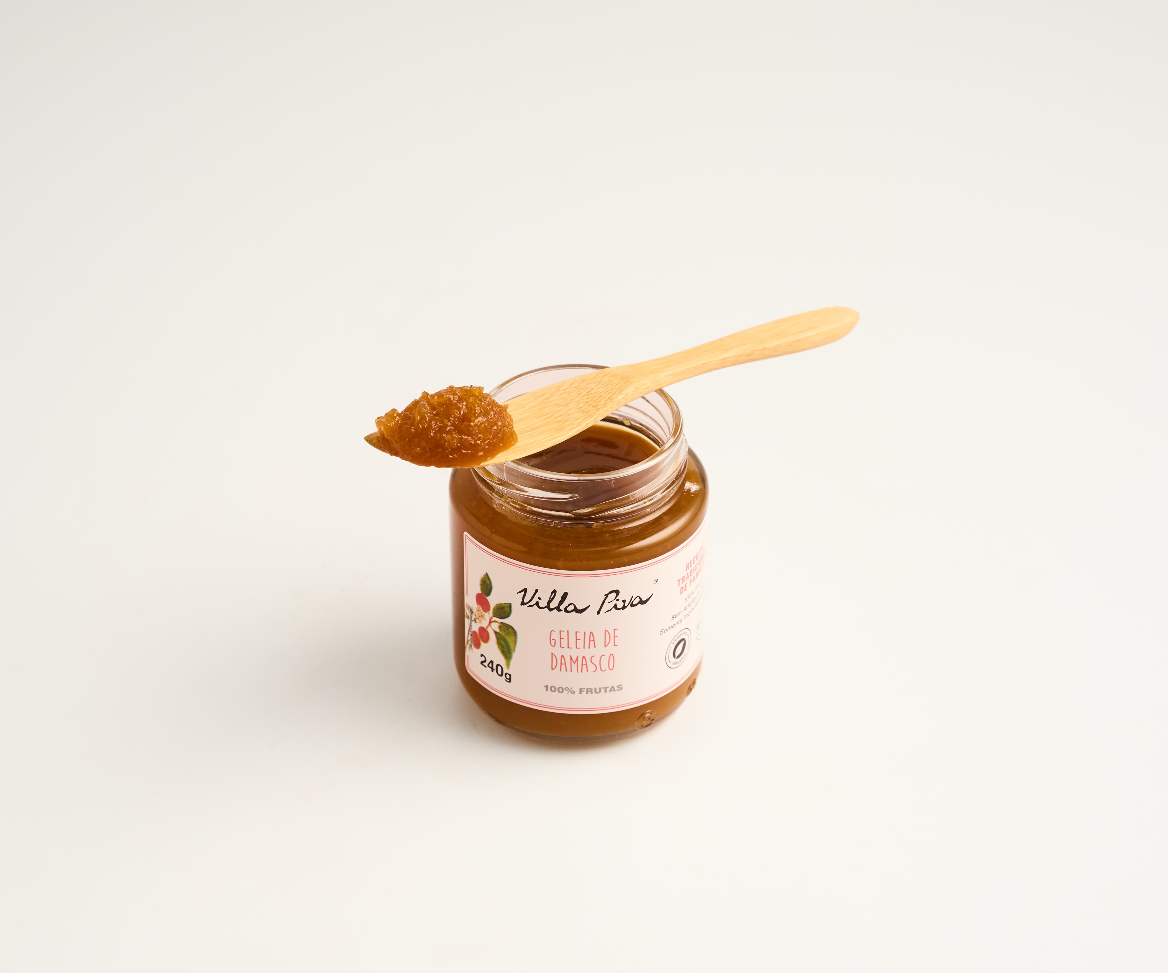 Geleia de damasco 100% fruta 240g