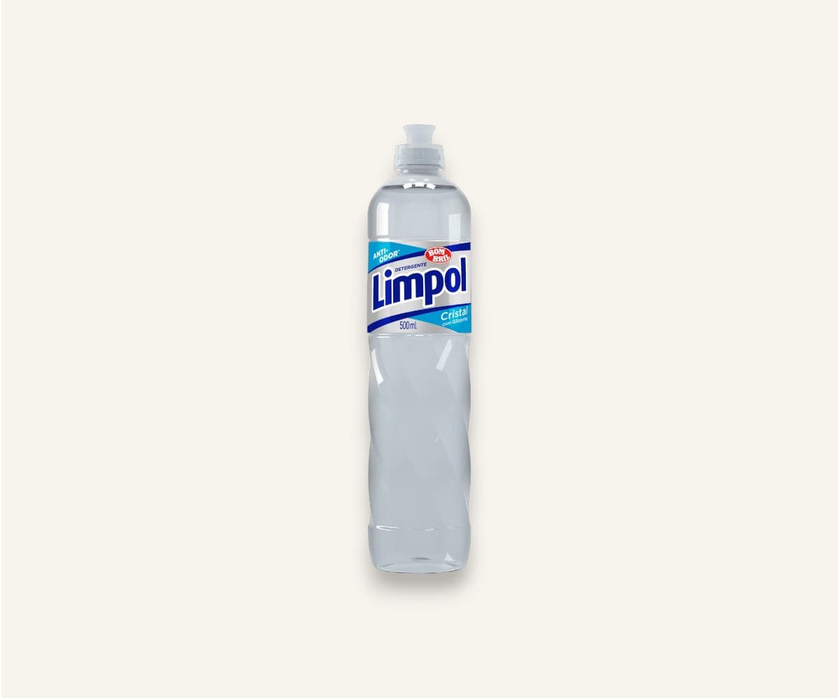 Detergente líquido cristal Limpol 500ml