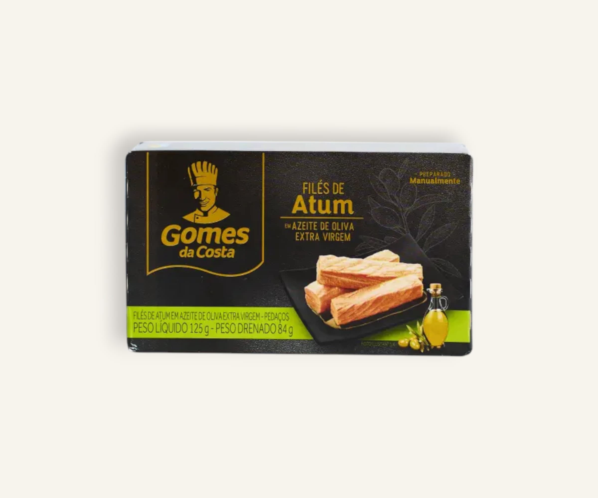 Filés de atum em azeite de oliva 125g