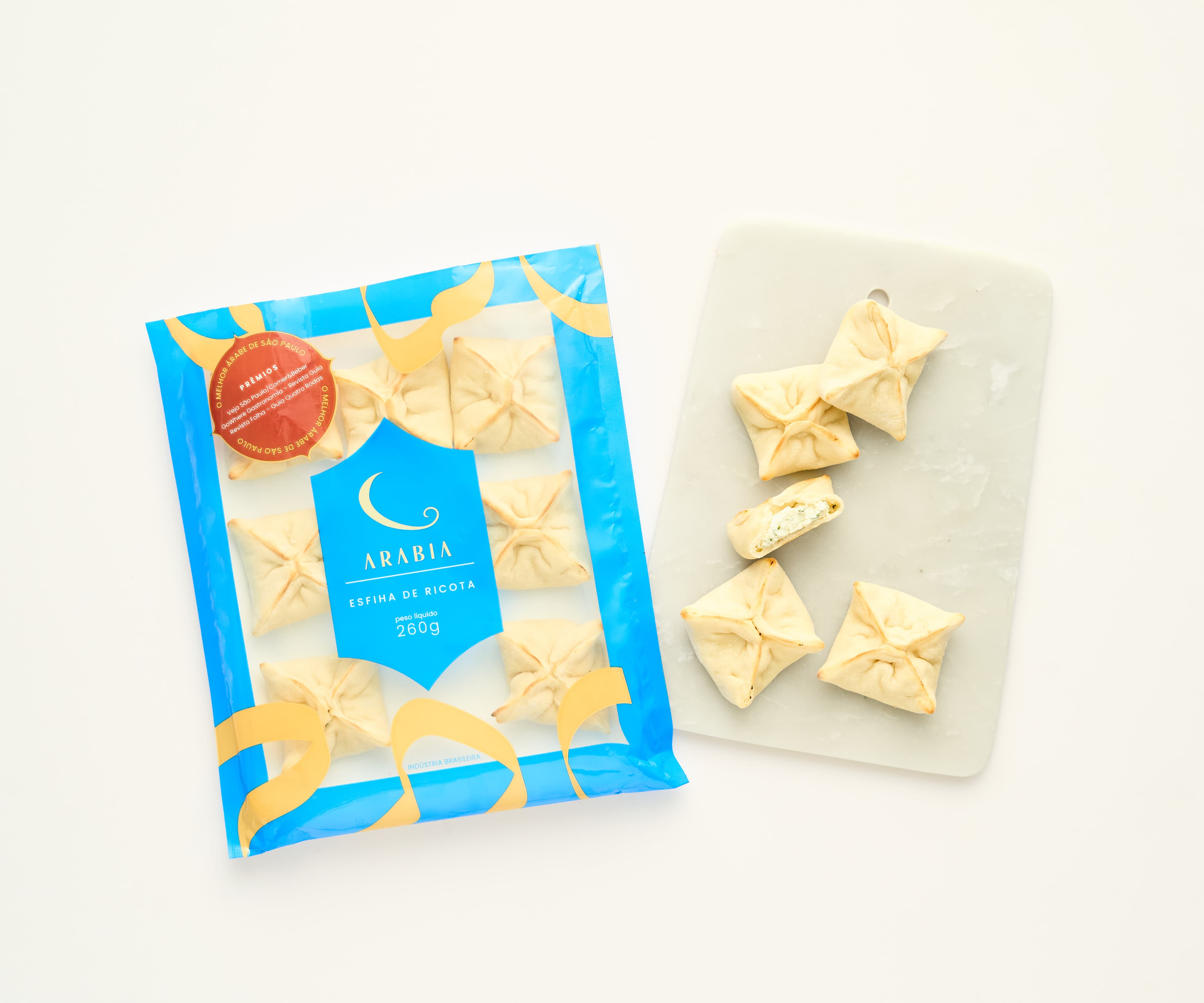 Esfiha de ricota 12 unidades 260g
