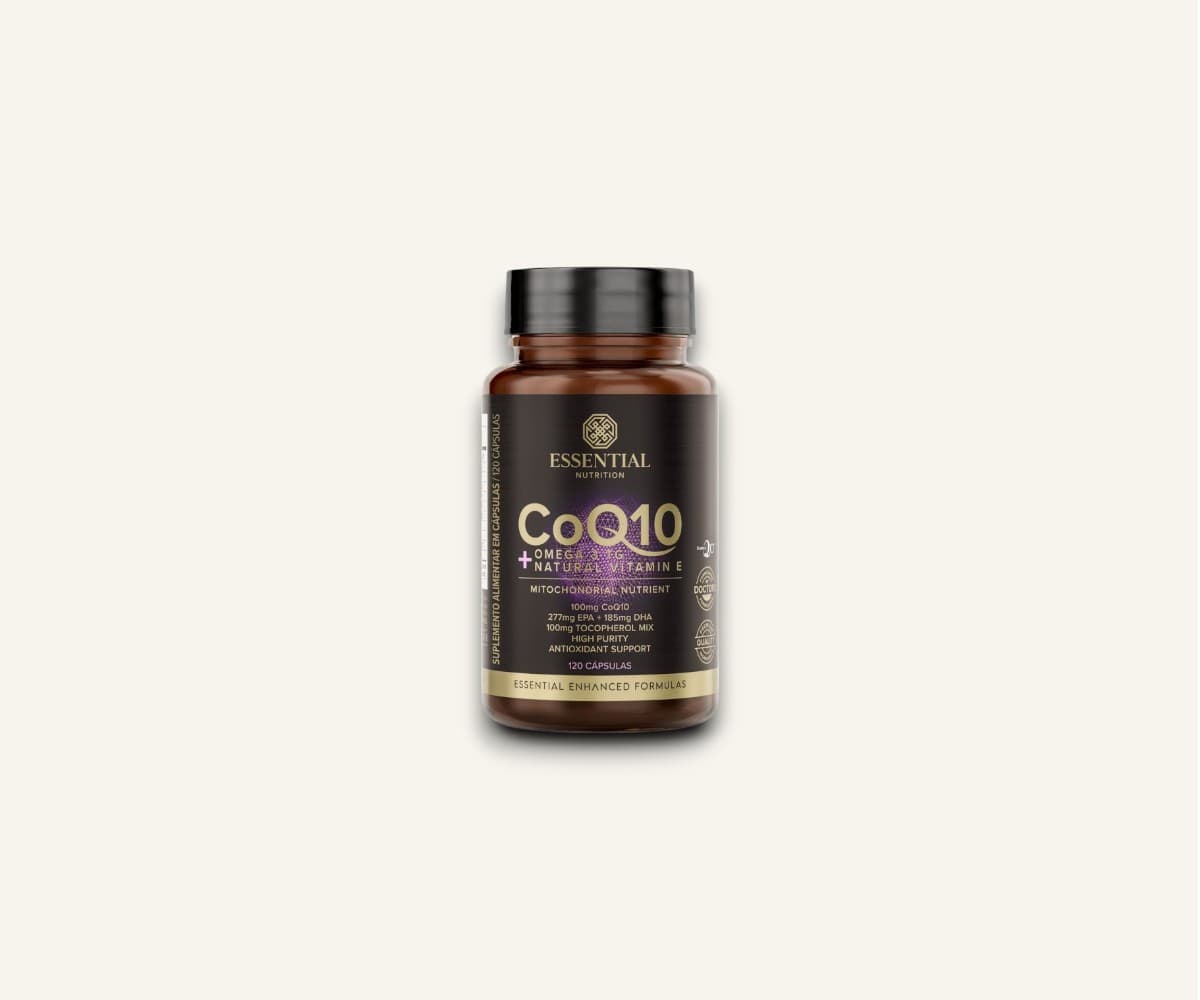 CoQ10 + Ômega3 1g + Natural vitamin E 60 cápsulas