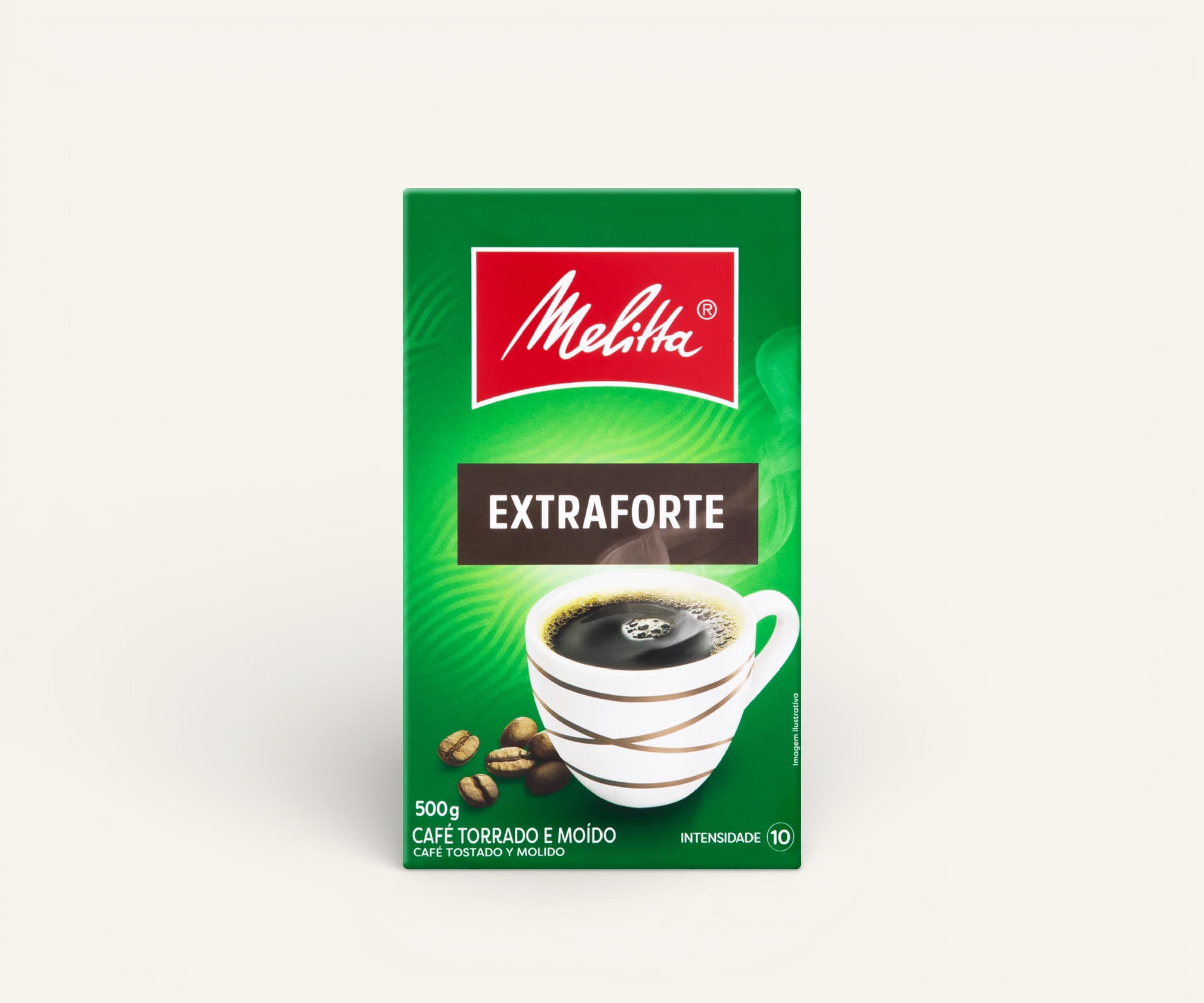Café torrado e moído extraforte Melitta a vácuo 500g